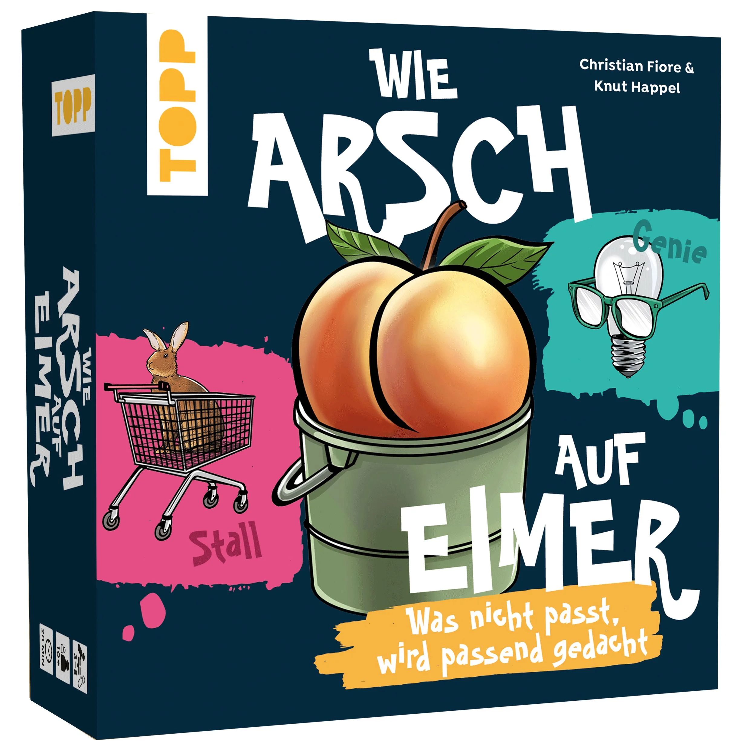 Bildpaare finden und punkten – Wer denkt wie du?Eigentlich ganz einfach: Finde ein Bildpaar – aber es muss auch jemand anderes dasselbe sehen! Doch welche Kombinationen ergeben Sinn? Popcorn + Kamera = Kino? Oder passt die Kamera besser zum Stuhl? Aber der Stuhl gehört doch eher zum Tisch … Wer kann sich in die Gedanken der anderen hineinversetzen und die meisten Übereinstimmungen erzielen?Das erwartet dich:200 Bilder für unzählige Kombinationen und grenzenlosen Spielspaßschneller Einstieg mit wenigen Regelnüberraschende Auflösungen sorgen für GesprächsstoffSpielprinzip:In der Mitte liegen verschiedene Bildkarten aus, für die sich die unterschiedlichsten Assoziationen bilden lassen. Also schnappt euch Zettel und Stift und notiert euch die Bildpaare, die euch ins Auge springen. Aber Achtung: Nur wenn mindestens eine andere Person dieselbe Verbindung notiert hat, kriegt ihr Punkte. Wer denkt gleich und findet dieselbe Verbindung?3–8 Personen | ab 10 Jahren | Spieldauer: 20 Minuten
