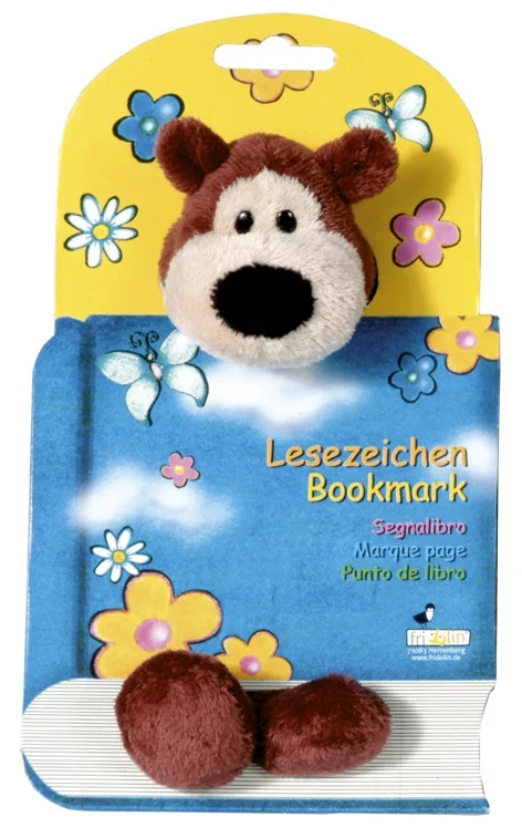 Dieses&nbsp;qualitativ&nbsp;hochwertig&nbsp;verarbeitete&nbsp;Lesezeichen&nbsp;ist&nbsp;mit&nbsp;einem&nbsp;dehnbaren&nbsp;Band&nbsp;ausgestattet&nbsp;und&nbsp;lässt&nbsp;sich&nbsp;dadurch&nbsp;in&nbsp;Büchern&nbsp;verschiedener&nbsp;Größe&nbsp;verwenden.&nbsp;Die&nbsp;Plüschfiguren&nbsp;haben&nbsp;eine&nbsp;sehr&nbsp;angenehme&nbsp;Haptik.Ein&nbsp;tolles&nbsp;Geschenk&nbsp;-&nbsp;Nicht&nbsp;nur&nbsp;Kinder.&nbsp;Auch&nbsp;für&nbsp;Erwachsenen&nbsp;bei&nbsp;Buchgeschenken&nbsp;ein&nbsp;lustiges&nbsp;Extra!• Material:&nbsp;Stoff/Plüsch&nbsp;und&nbsp;Gummiband• Waschmaschinen&nbsp;geeignet