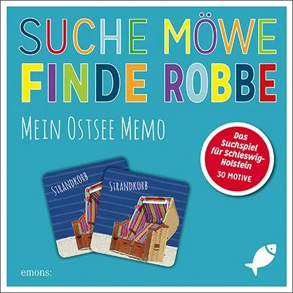 Möwen, Kieselsteine, Leuchttürme & Co. Für Touristen: eine Erinnerung an den Ostsee-Urlaub. Für Einheimische: garantierter Spielespaß für alle Nordlichter. 30 Motive aus Schleswig-Holstein, die jeder kennt und jeder mag.
