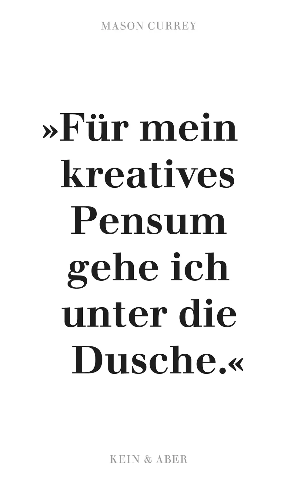Wie gestalten Künstler ihren Tag? Was kann man sich bei ihnen abschauen? Und was sollte man besser sein lassen?88 Alltagsstrategien von Schriftstellern, Komponisten, Malern, Filmemachern und anderen kreativen Berühmtheiten, in unterhaltsamen Miniaturen beschrieben von Mason Currey.www.musenkuesse.de