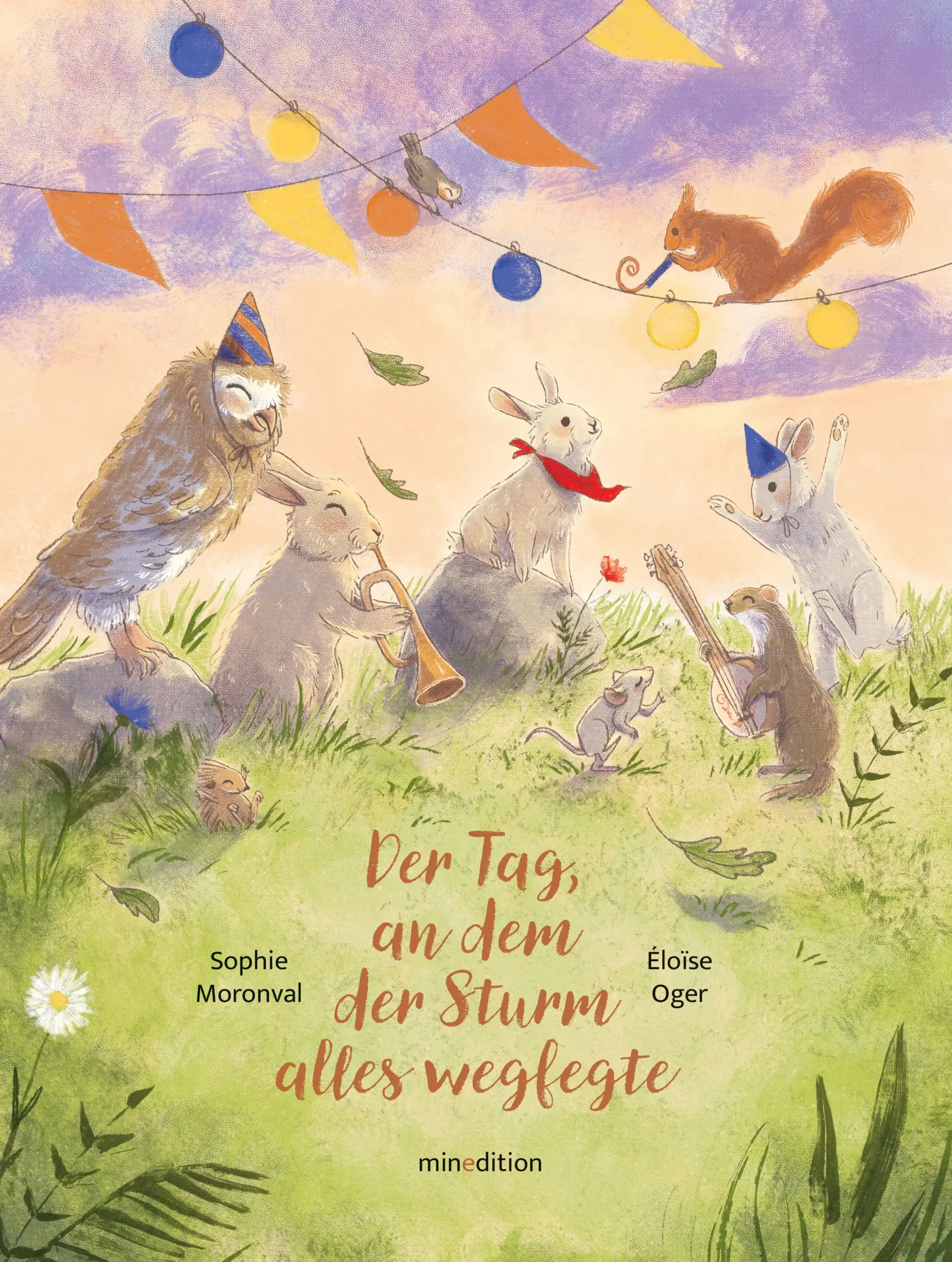 Der kleine Hase Perlin wohnt mit seinen Eltern in einem Dorf im Wald. Als ein heftiger Sturm ihre Häuser zerstört, müssen sie und die anderen Tiere des Waldes, fliehen. Mit seinen Eltern findet er Zuflucht bei einer Dachsfamilie. Dort ist es warm und sicher, aber Perlin hat Heimweh. Nach einiger Zeit können die Tiere in ihren Wald zurückkehren und gemeinsam schaffen sie es, ihr Dorf wieder aufzubauen. Abends hat Perlin oft Probleme mit dem Einschlafen. Er hat Bilder von seiner langen Reise im Kopf. Dann drückt er sein Kuscheltier fest an sich und wünscht sich, dass er nie wieder einen Sturm aufziehen sieht. • Aktuelles Thema Überschwemmungen und Klimaflucht • Über Zusammenhalt in schwierigen Zeiten • Zeigt, dass es immer Hoffnung und die Möglichkeit zu einem Neuanfang gibt Eine Gesprächsgrundlage für Schulen und Kitas, um über die Themen Umweltflucht und Heimweh zu sprechen. Für Kinder ab 4 Jahren