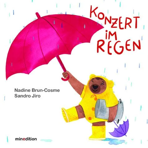 Pappbilderbuch, das anregt über Geräusche im Alltag zu sprechen. • Liebenswerter Bär • Für alle Kinder, die den Regen lieben Anerkannte Jugendbuchautorin!