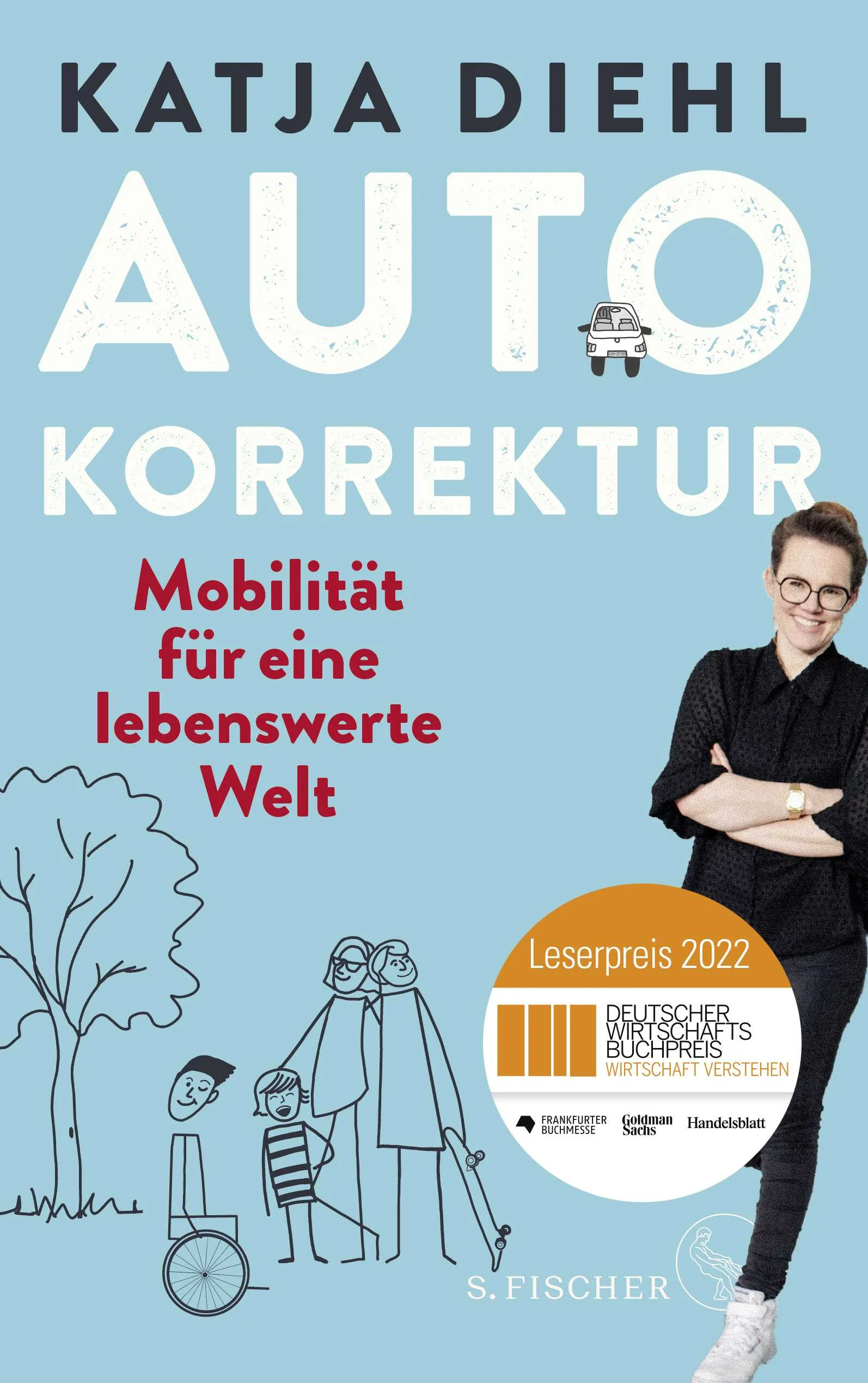 Ein Plädoyer für eine inklusive und klimagerechte Verkehrswende – Mit Schwung, Know-how und Kreativität macht die Mobilitätsexpertin Katja Diehl Lust auf eine Gesellschaft, die gemeinsam eine attraktive und klimafreundliche Zukunft für alle baut. Eine Zukunft, die mehr Lebensqualität in Städten und auf dem Land bietet sowie moderne Formen von Arbeit berücksichtigt.»Jede:r sollte das Recht haben, ein Leben ohne ein eigenes Auto führen zu können.«»Autokorrektur« will Kick Off einer Gesellschaft sein, die gemeinsam eine attraktive Mobiltätszukunft baut – und zwar schon heute. In Katja Diehls Vorstellung der Zukunft können die Menschen Auto fahren, so sie es denn wollen. Sie müssen es aber nicht mehr – denn es gibt attraktive Alternativen.Momentan ist nicht alles in unserem Land fair und klimagerecht, inklusiv und bezahlbar aufgestellt. Die Bedürfnisse vieler Menschen werden nicht angemessen berücksichtigt. Das können wir ändern, davon ist Mobilitätsexpertin Katja Diehl überzeugt und läutet die Verkehrswende ein.Die Mobilitätsexpertin Katja Diehl weist den Weg zu einer gerechten und fairen Mobilität der Zukunft, die den Menschen ins Zentrum stellt und unsere Welt lebenswert macht.