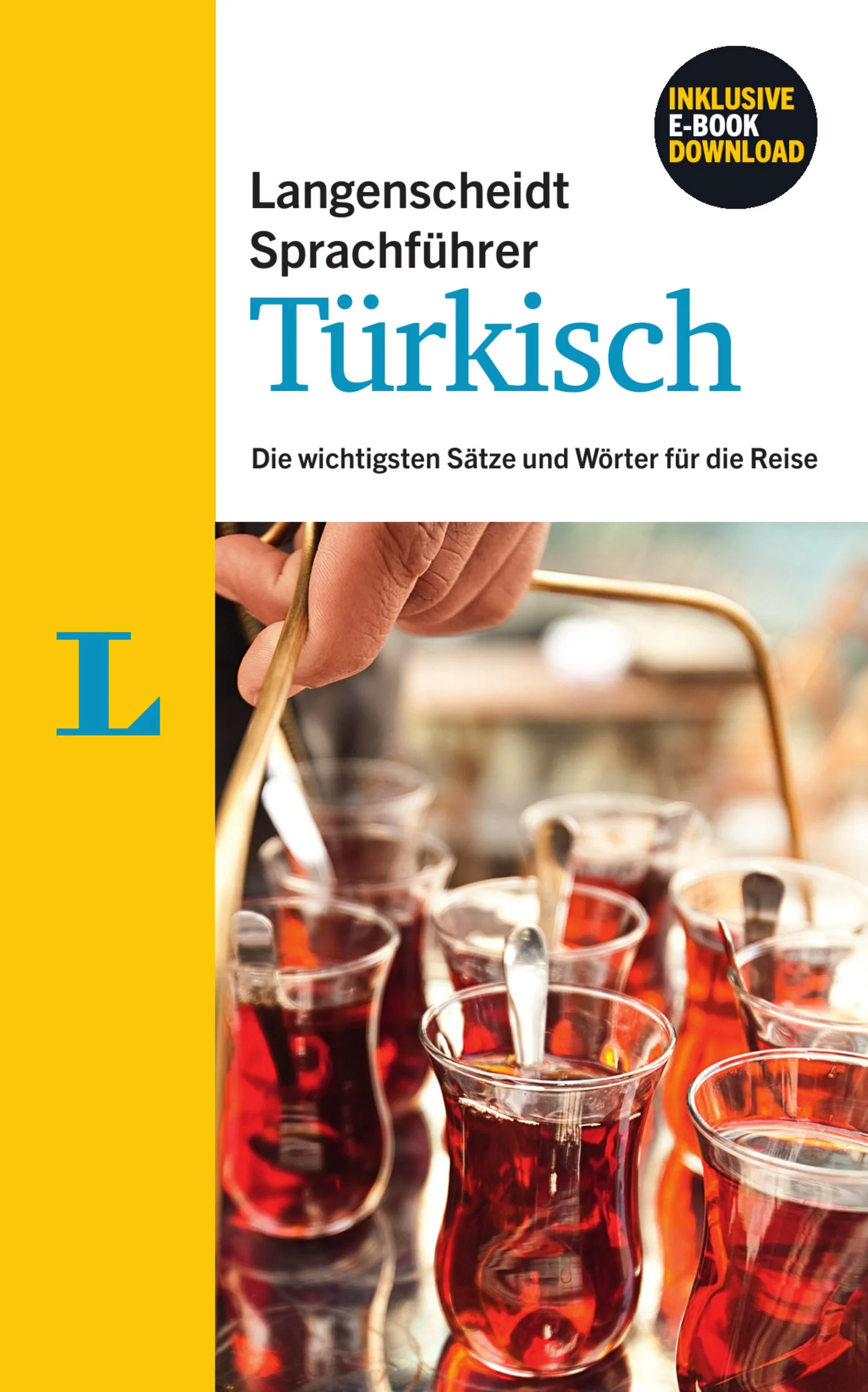 Der übersichtliche Sprachführer Türkisch enthält alle wichtigen Sätze & Wörter für die Reise – komplett mit Lautschrift & nach Situationen geordnet. Mit Hinweisen zur Aussprache, Verhaltenstipps, Kurzgrammatik und Reisewörterbuch - der ideale Begleiter für unterwegs. Türkische Sätze und Wörter für alle wichtigen Situationen auf der Reise Mit einfacher Lautschrift zum Ablesen und Aussprechen Themen: Reisen, Übernachten, Essen & Trinken, Unterwegs in der Stadt, Einkaufen, Aktivitäten, Zeit & Wetter, Ernstfall Zahlreiche Extras: Dos & Don'ts, interkulturelle Tipps, Hinweise zu Grammatik & Aussprache Mit umfangreicher Speisekarte und praktischem Reisewörterbuch Das Wichtigste zum Thema 