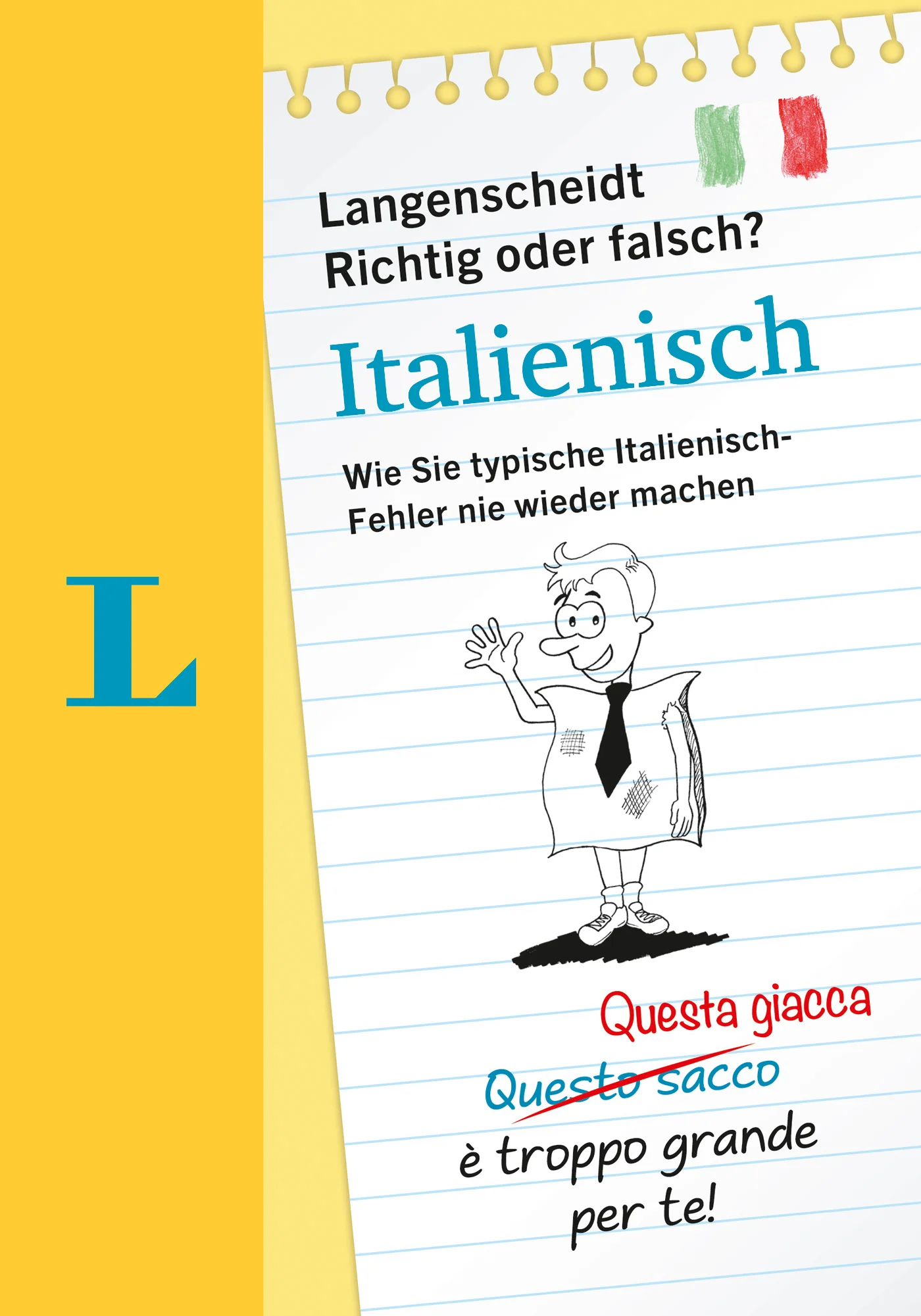 So machen Sie nie wieder typische Italienisch-Fehler In 3 Schritten typische Stolperfallen verlernen: Fehler erkennen - richtige Lösung einprägen - im Quiz prüfen, ob es sitzt Kurze und lange Quizübungen um das Gelernte zu überprüfen Ganz einfach: alle Beispielsätze sind ins Deutsche übersetzt, um alles bestens zu verstehen Für alle mit Italienisch-Grundkenntnissen, die typische Fehler vermeiden möchten