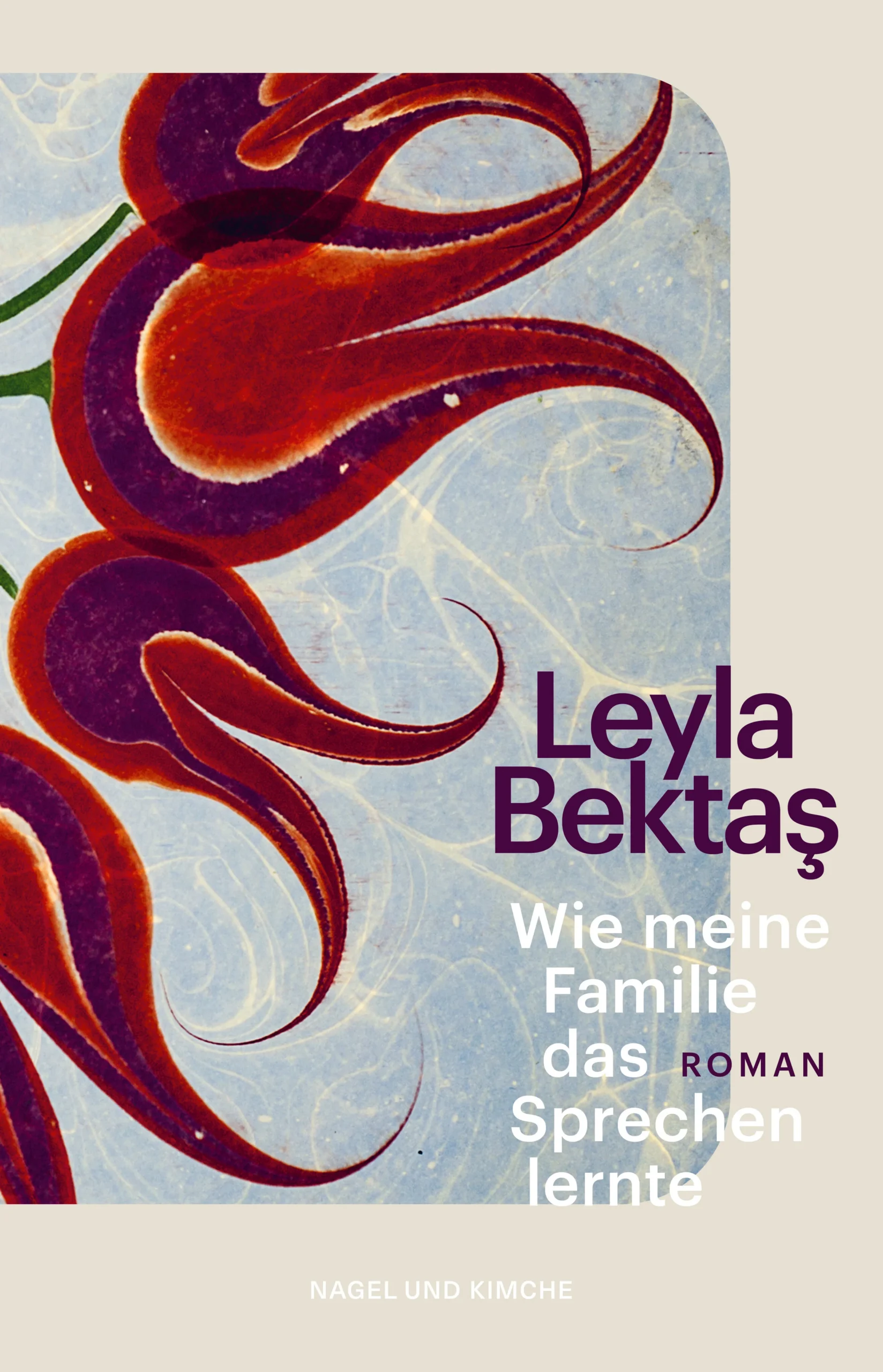 »Behalte für dich, was du gesehen hast, und sprich nicht über Dinge, die du nicht gesehen hast«, besagt ein alevitisches Sprichwort. Als der 29-jährigen Alev klar wird, dass auch ihre Familie, Angehörige der unterdrückten religiösen Minderheit der Aleviten in der Türkei, lange nach diesem Sprichwort gelebt hat, möchte sie das Schweigen brechen – und beginnt zu fragen. Warum migrierte ihr Vater als linksaktivistischer Student in den siebziger Jahren nach Köln? Was zerschlug das erfolgreiche Textilunternehmen ihres Onkels Cem in Istanbul? Alev, die in Köln wohnt, und bisher jeden Sommer beim türkischen Teil ihrer Familie verbracht hat, fragt und sammelt die O-Töne ihrer Verwandten, während sich zeitgleich die politische Lage in der Türkei nach dem gescheiterten Putschversuch 2016 zuspitzt.  Wie meine Familie das Sprechen lernte ist der traurig-schöne Beweis dafür, dass das Unmögliche sich beschreiben lässt: Die Gefühle und Verletzungen einer Familie. Leyla Bektaș  begibt sich in die Leerstellen, die Fragen, den Schmerz und die Rätsel. Ihre Sprache ist klar und nimmt sich Stück für Stück den nötigen Raum für eine Geschichte, die erzählt werden muss.   