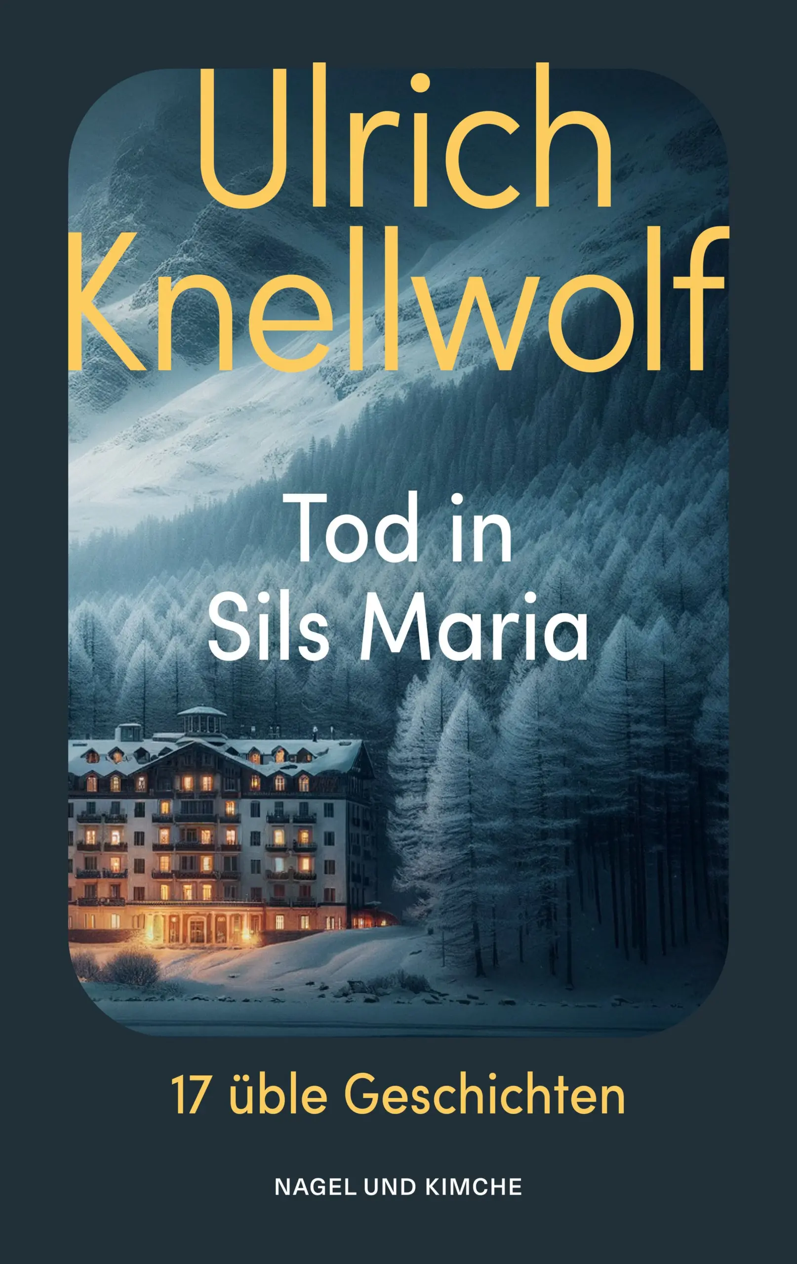 Ein Klassiker der Kriminalliteratur aus der SchweizEin nicht mehr ganz so erfolgreicher Schriftsteller sieht sich in der Idylle seines jährlichen Hotelurlaubs durch einen unliebsamen Kritiker gestört, der immer wieder seinen Weg kreuzt. Langsam braut sich ein Unheil zusammen. Doch wer hält in diesem Spiel eigentlich die Fäden in der Hand? Ein reicher Hotelgast verschwindet im rieselnden Schnee. Ein Skilehrer kommt einem Wilderer auf die Spur, den er nicht entkommen lassen will, doch er ahnt nur die halbe Wahrheit. Eine Gruppe Langläufer werden von der Loipe abgedrängt – es ist nur noch ein dunkles Loch im Schnee zu sehen. All das geschieht im Umfeld eines Nobelhotels in Sils Maria, dem friedlichen Schweizer Wintersportort Sils Maria im Engadin. Lautlos werden die Spuren verwischt, unauffällig die Leichen aus den Hotels entfernt, damit der Skispaß bei bestem Wetter bloß weitergehen kann. Aber in der Hotelküche wartet schon ein gefährliches Fläschchen auf seinen Einsatz, im Foyer steht schon wieder ein Kellner mit zweifelhafter Vergangenheit, der auf seine nächste Gelegenheit lauert ...Mit »Tod in Sils Maria« wurde Ulrich Knellwolf als Krimiautor berühmt. Die Sammlung von gnadenlos spannenden Kurzkrimis voll überraschender Pointen und unheimlicher Atmosphäre gilt heute als Klassiker der Kriminalliteratur.