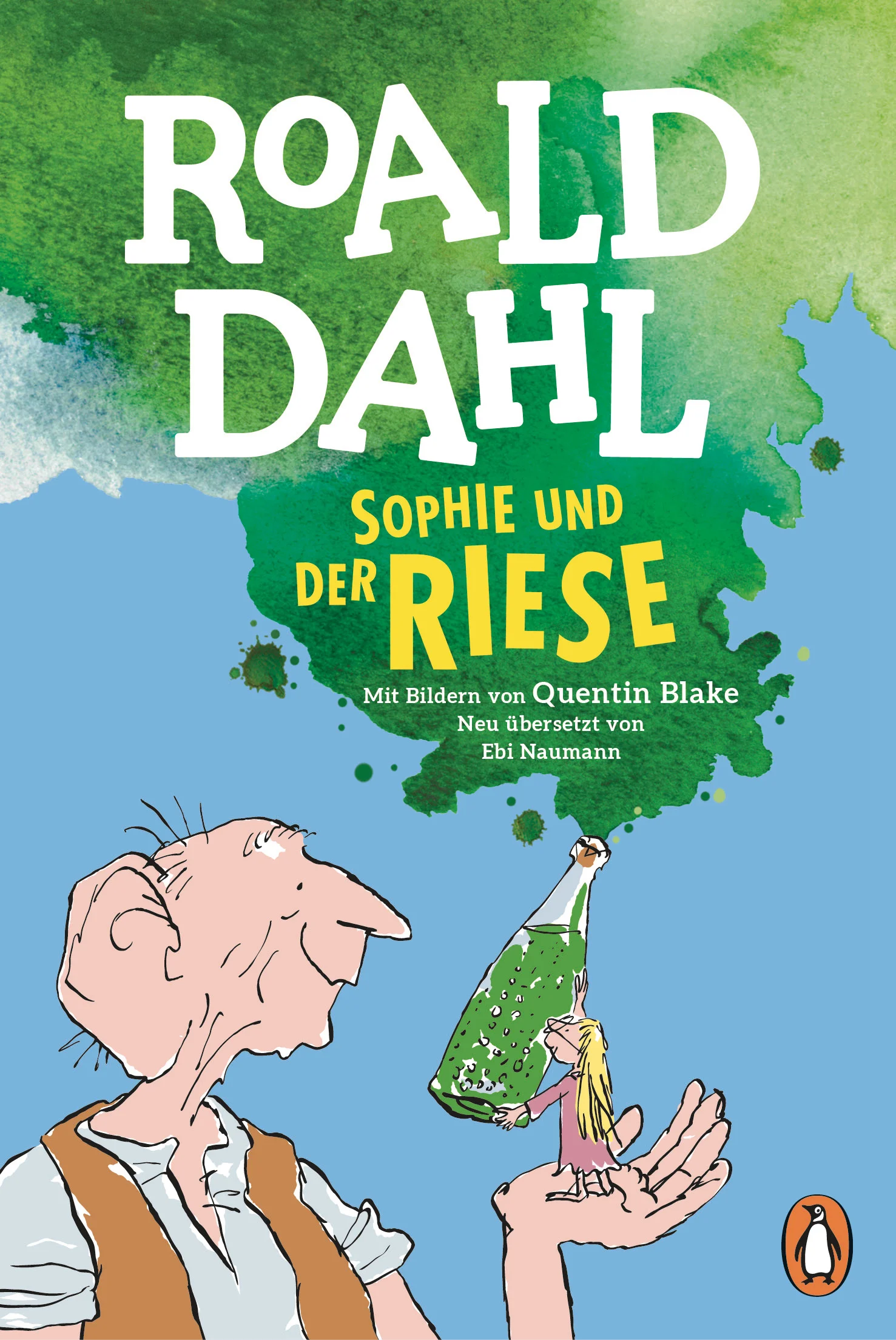 Ein bemerkenswert freundlicher Riese»Was für Menschen isst du denn am liebsten?«, fragte Sophie und hatte einen Kloß im Hals. – »Ich«, brach es aus dem Riesen hervor, so laut, dass die Einmachgläser im Regal klirrten. »Ich und Leberwesen verschlingeln! Nie und nimmerlich! Die andern, ja! Alle andern verschlingeln sie jeden Ahmt, aber nich ich doch nich! Ich bin ein bemerkenswerter Riese! Ich bin ein guter Riese! Ich bin der einziglich gute Riese im Riesenland. Ich bin der GuRie, der BAUMLANGE FREUNDLICHE GURIE! Ich bin der BFG. Und wie heißt du?«In einer silberhellen Mondnacht wird Sophie aus ihrem Bett geraubt – von einem Riesen. Zum Glück ist es der BFG, der einzige gute Riese im Riesenland. Der BFG isst nur Obst und Gemüse, doch alle anderen neun gigantischen Hannibalen ziehen jede Nacht um die Welt auf der Jagd nach leckerschmecker-knusperknäuserigen Leberwesen. Können Sophie und der BFG sie aufhalten? Wollen wir's hoffen – sonst bist du vielleicht das nächste Menschlingel, das die Riesenbiester verschlingeln wie ein Hugelgupf! Ausstattung: Mit fbg. Illustrationen