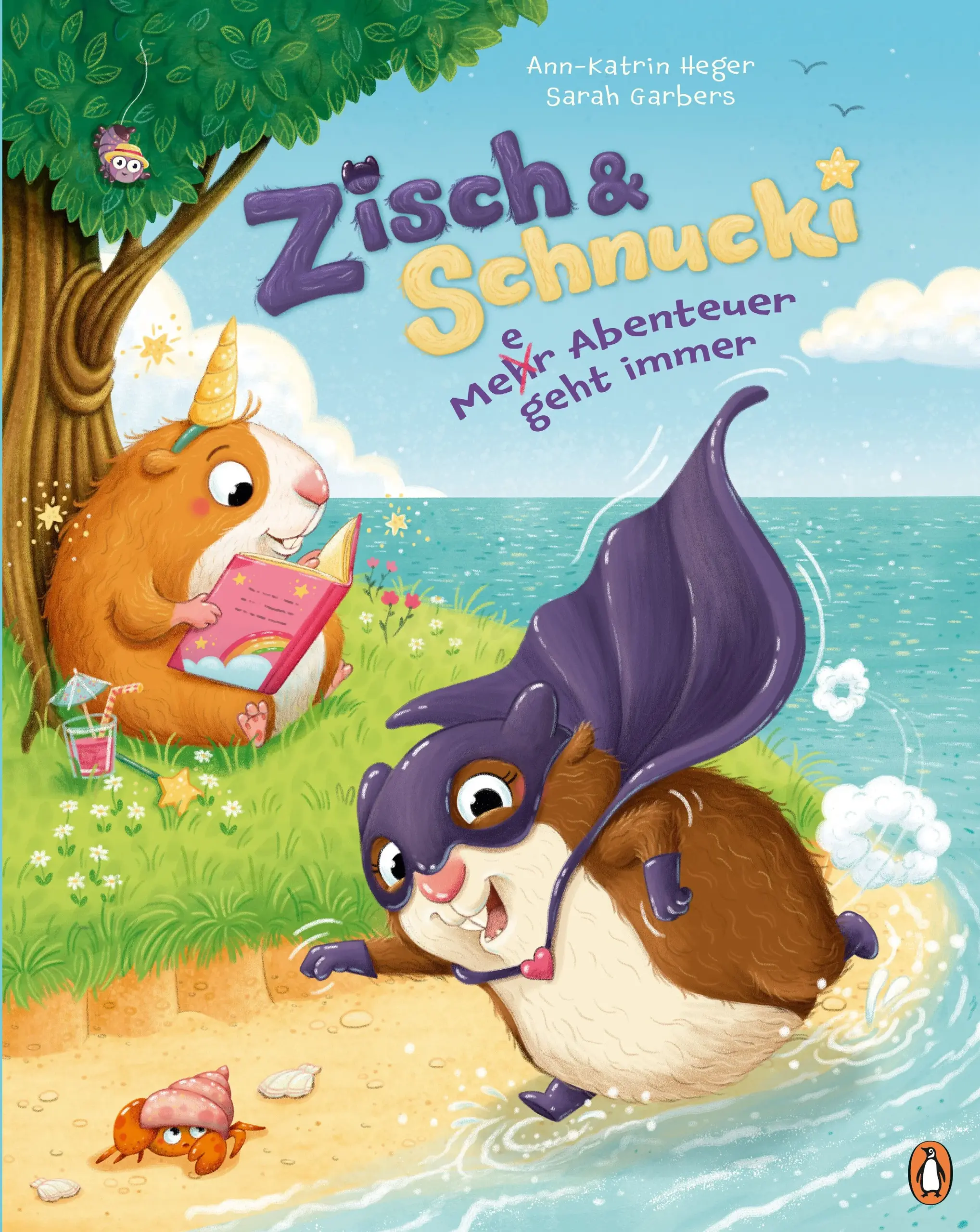 Ziemlich unterschiedlich, ziemlich abenteuerlich! Ein lustiges Bilderbuch für kleine Heldinnen und Helden ab 4 JahrenZisch und Schnucki sind die besten Freunde. Obwohl sonst alles an ihnen verschieden ist: Zisch ist die wildeste Superheldin, die man sich vorstellen kann – und Schnucki hat es lieber ruhig und kuschelig. Doch als ihnen eines Tages der Wind ein Abenteuer direkt vor ihre Meerschweinchennasen weht, sind sich gleich beide einig: Sie wollen gemeinsam das Meer entdecken! Und es dauert nicht lange, bis Zisch und Schnucki herausfinden, ob ihr Abenteuer ruhig und zauberhaft oder wild und stürmisch wird ...Eine zauberhafte Bilderbuch-Geschichte übers Verschieden-Sein und Trotzdem-Zusammenhalten. Ideal zum gemeinsamen Anschauen und Vorlesen für alle Kinder ab 4 Jahren