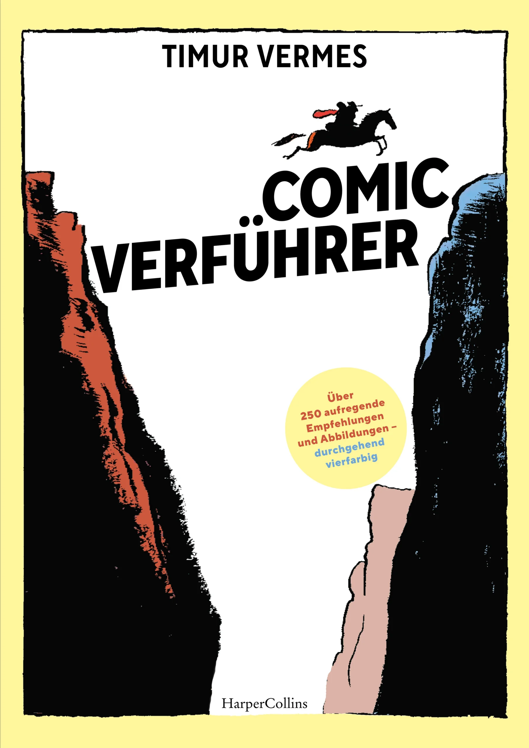 Warum Comics großartig sind und wir sie lieben sollten Peanuts, Batman, Tim und Struppi – Comics sind ein Universum für sich. Ein Universum, in dem fantastische Geschichten wahr werden, in dem Zeitreisen möglich sind, in dem geheimnisvolle Erotik und große Kunst uns die Welt vergessen lassen. Die einen von uns reisen durch diese Unendlichkeit, seit sie denken können, während andere den Raumanzug an den Nagel gehängt haben. Und manche blicken nur verständnislos in einen Himmel voller Bilder, der immer ein Mysterium für sie war.Mit dem »Comicverführer« nimmt Bestsellerautor Timur Vermes uns mit in sein ganz persönliches Comicuniversum. Er erzählt, was ihn an dem Genre so fasziniert, und gibt Empfehlungen: von »Die Rückkehr des Dunklen Ritters« über Art Spiegelmans »Maus«, von düsteren Horror-Epen wie »Swamp Thing« bis zum verstörend-mysteriösen »Panter« von Brecht Evens. Geistreich, pointiert, launig und mit sehr viel Witz. Eine Geschichte der Comics für alle, die sich nach großen Abenteuern sehnen. Für Anfänger, Wiedereinsteiger und Fortgeschrittene – eine Reise zu den Helden unserer Kindheit und weit darüber hinaus Über 250 aufregende Empfehlungen und Abbildungen – durchgehend vierfarbig