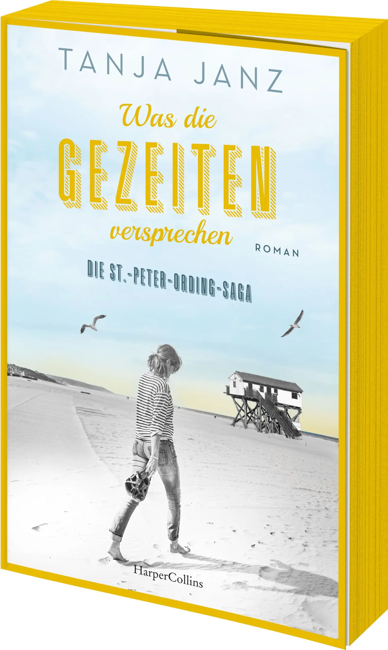 Träume von Ruhm und Freiheit – Das Finale der St.-Peter-Ording-Saga von Bestsellerautorin Tanja Janz!***Mit Farbschnitt in limitierter Erstauflage (Lieferung je nach Verfügbarkeit)***St. Peter-Ording, 1997: Caro hat große Pläne nach dem Abitur, sie möchte Schauspielerin werden. Erst recht seit am Strand eine beliebte TV-Serie gedreht wird und in St. Peter-Ording ein Hauch von Hollywood in der Luft liegt. In den Ferien hilft sie ihrer Mutter im Strandcafé und fährt immer wieder zu Castings nach Hamburg. Als Caro bei einem Vorsprechen dem attraktiven Nachwuchsschauspieler Nick begegnet und er sie fragt, ob sie mit ihm zu einem Casting nach L.A. reisen will, scheint Caros große Chance gekommen. Ihr Freund Jonas ist jedoch gegen die Reise, und ihre Familie möchte sie ohnehin am liebsten an der nordfriesischen Küste halten. Caro ist hin- und hergerissen und muss sich bald der Frage stellen, was im Leben wirklich wichtig ist.Eine berührende Liebesgeschichte, angesiedelt an der nordfriesischen Küste der 90er-Jahre