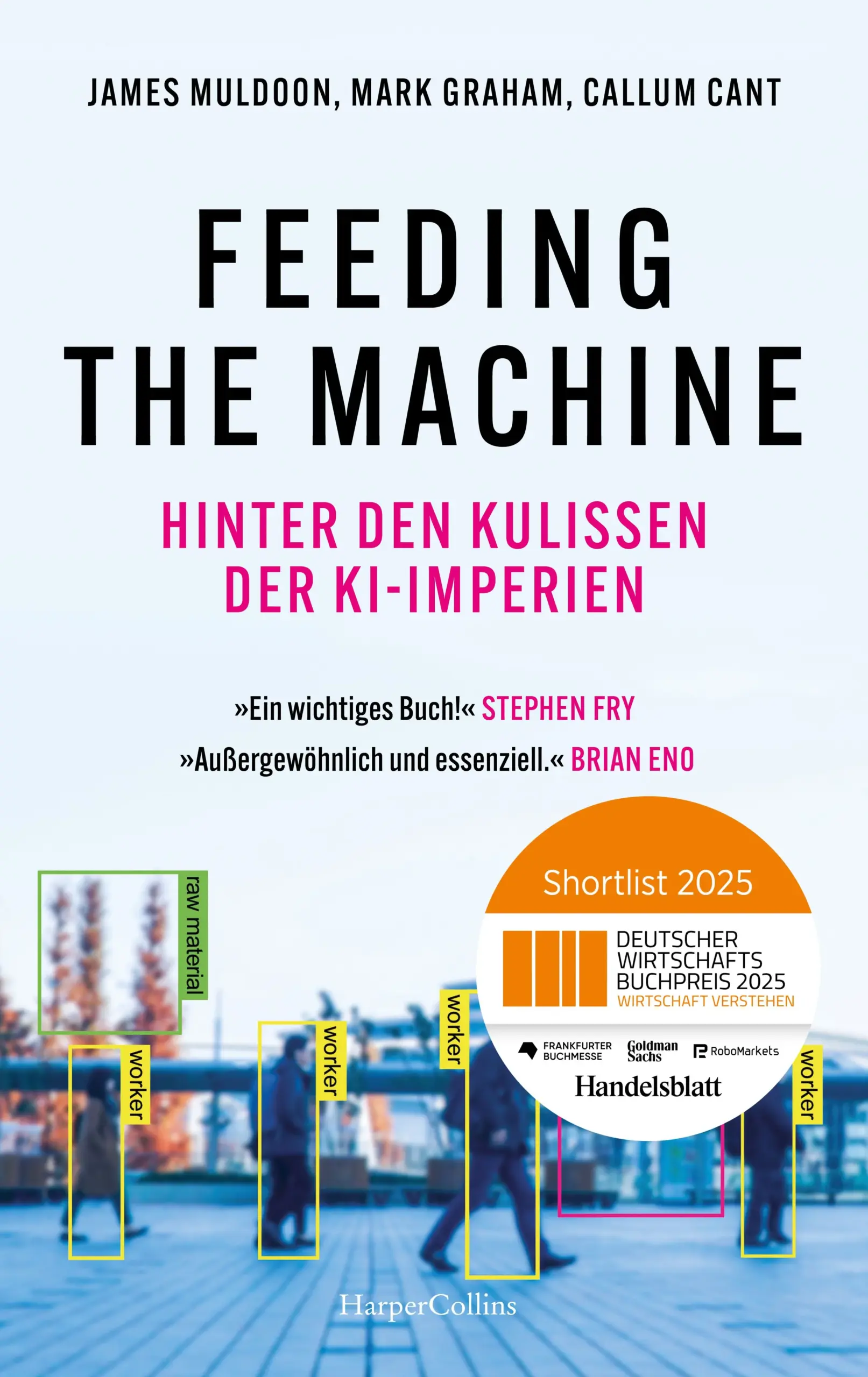 Wer füttert die Maschinen?Wie KI entsteht. – Spannend wie ein Thriller»Das wichtigste Buch, das im derzeitigen Fieber der KI-Publikationen geschrieben wurde.« Stephen Fry - NOMINIERT FÜR DEN DEUTSCHEN WIRTSCHAFTSBUCHPREIS 2025KI ist keine bunte Wolke, die frei durch den Äther schwebt. Wer nur staunt, wie schnell die Programme lernen, lässt sich täuschen: Denn die KI erschafft sich nicht selbst – ihre Entwicklung beruht zum großen Teil auf prekärer Arbeit.Es sind Menschen wie Anita in Uganda, die für einen Autokonzern in einem stundenlangen Klickreigen menschliche Anzeichen für Müdigkeit kennzeichnet, während ihr selbst jede Pause verwehrt bleibt. Wie Einar, der das infrastrukturelle Machtzentrum einer gigantischen Serverfarm wartet. Oder Alex, der am KI-gesteuerten Förderband eines britischen Amazon-Logistikzentrums Produkte sortiert – im Sekundentakt.Ihre Geschichten offenbaren die Ausbeutungsstrukturen, die bis tief in unseren Alltag reichen. Für ihr Buch analysieren die renommierten Forscher des Oxford Internet Institute die bitteren neuen Arbeitswelten hinter unserer beliebten Denkmaschine und beleuchten die kolonialen Machtdynamiken eines digitalen Ökosystems, das uns zunehmend entgleitet. Denn wo der Mensch einspringt, um der KI zu helfen, bleiben Menschenrechte oft auf der Strecke.»Wer, wie ich es tat, tatsächlich glaubt, dass es das Internet für lau gibt, der möge dieses außergewöhnliche und wichtige Buch lesen.« Brian EnoDas ist die Ironie: Dass du diese Menschen dazu bringen musst, wie eine Maschine zu arbeiten, um die Maschine dazu zu bringen, wie ein Mensch zu sein. Mark Graham