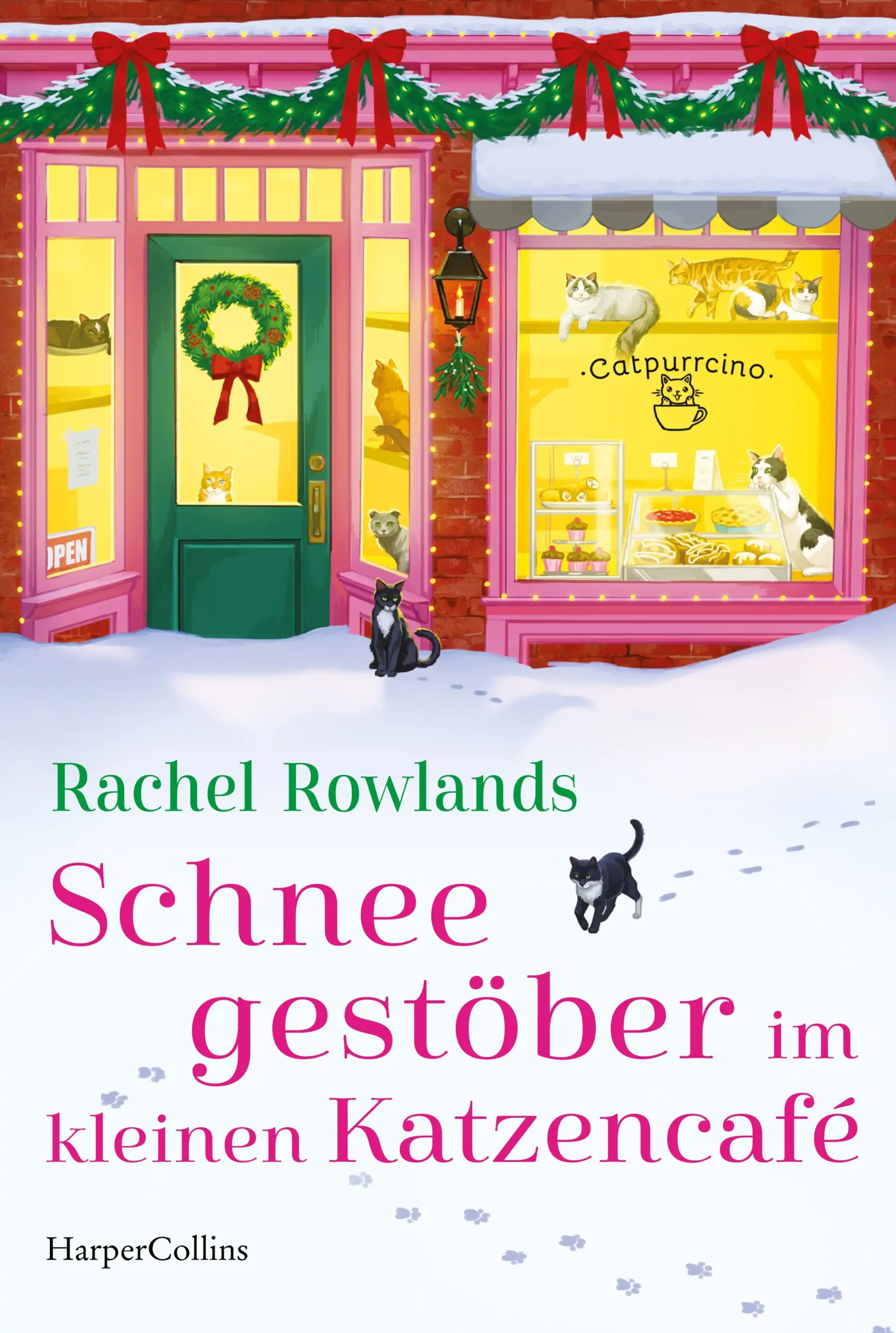 Cosy Kleinstadt-Romance in winterlicher Atmosphäre und mit jeder Menge KatzenAls ihre Tante ihr einen Job im »Catpurrcino« anbietet, ist das für Emmie der dringend nötige Neuanfang. In der Vorweihnachtszeit kann sie sich nichts Perfekteres vorstellen, als heiße Schokolade zu servieren und sich um die vielen Katzen des Cafés zu kümmern. Als zusätzliche Aushilfe während der Feiertage stellt ihre Tante zudem Jared als Fahrer zur Auslieferung der Kuchen ein. Emmie ist sofort von ihm fasziniert, doch er wirkt verschlossen – und Zeit für eine Romanze hat sie sowieso nicht.Bis an Heiligabend ein Schneesturm hereinbricht. Im Café mit Jared und den Katzen eingeschneit, entdeckt Emmie, dass er mehr als nur ein Geheimnis mit sich trägt – und dringend jemanden braucht, der ihm hilft, seine Vergangenheit hinter sich zu lassen.