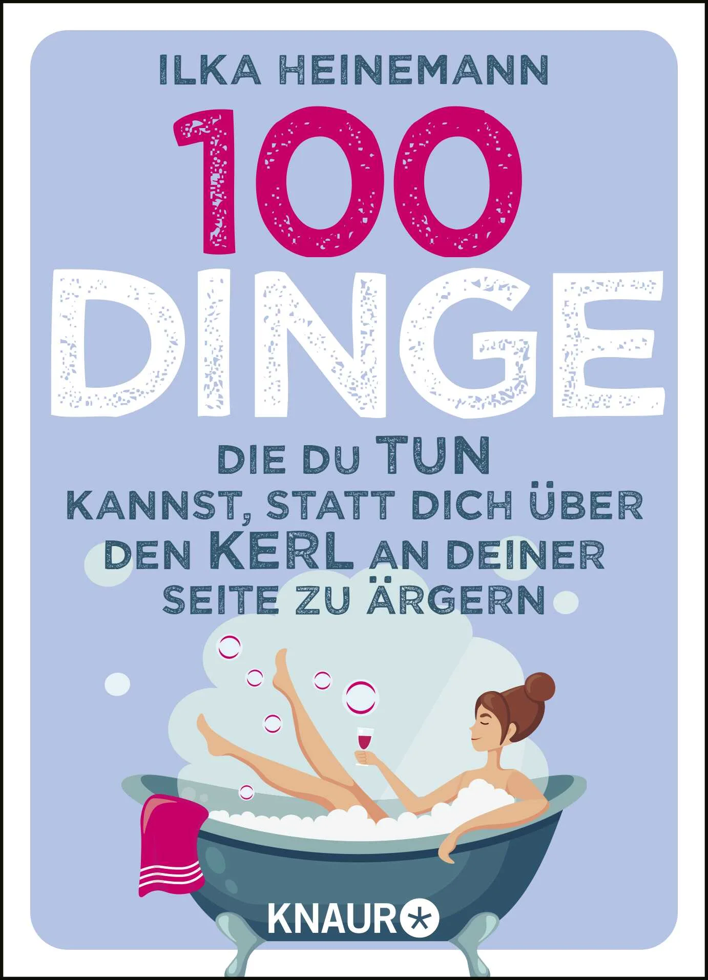 Ein Buch, das schneller wirkt als jede Paartherapie: Leider gibt es Tage, an denen sich auch der beste Traumtyp in einen totalen Idioten verwandelt. Er benimmt sich unmöglich, ein Wort gibt das andere, und schon fliegen die Fetzen. Am liebsten würde man den Kerl auf den Mond schießen. Und sich den Rest des Tages maßlos über ihn aufregen. Doch was sollte das bringen?Dieses Buch liefert 100 so unterhaltsame wie heilsame Tipps, was man tun kann, statt sich über den Kerl an seiner Seite zu ärgern. Etwa einen langen Waldspaziergang machen, sich eine reizvolle kleine Geschäftsidee ausdenken, eine Dinnerparty mit Freunden planen oder ein verdammt gutes Buch lesen. Denn wenn man innerlich Abstand gewinnt und anderswo Ablenkung und neue Inspiration findet, relativiert sich auch so mancher Ärger mit dem Liebsten oder lässt sich jedenfalls lockerer ertragen …