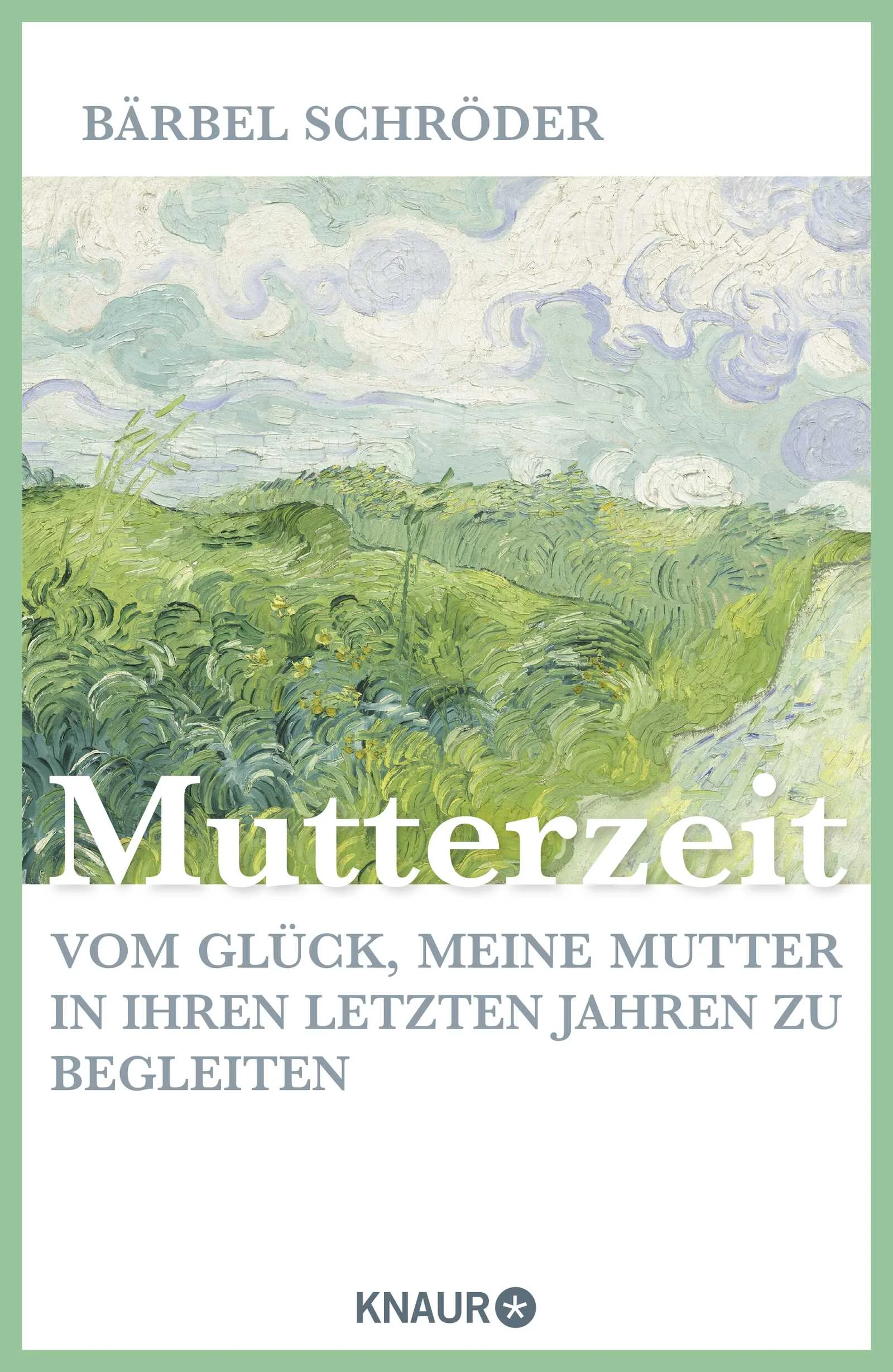 „Mutterzeit“ ein inspirierendes Trost- und Mutmachbuch für alle, die sich um ihre Eltern sorgen und sie ins Alter begleiten wollen.Kümmer‘ dich um die Mamm‘, bittet der Vater seine Tochter auf dem Sterbebett. Sie nickt, ohne das Gewicht ihrer stummen Antwort einschätzen zu können. Die Tochter, Bärbel Schröder, weiß nicht, was auf sie zukommt, wie lange es gehen und wie viel Mutterzeit sie aufbringen wird, bis sie ihr Ziel erreicht hat, ihre Aufgabe erfüllt. Sie weiß nur, dass sie sich kümmern will, so gut es eine Tochter nur kann.Sie ahnt nicht, dass diese Aufgabe zwanzig Jahre dauern und ihr eigenes Leben immer mehr bestimmen, und sie darüber alt werden und an manche Grenzen stoßen wird, nicht zuletzt ihre eigenen. Noch weniger kann sie sich vorstellen, wie nah sie ihrer Mutter kommen wird - ja, so nah es zwischen Mutter und Tochter nur geht, am Ende in wunschloser Nähe, einem so leichten wie innigen Gefühl.„Mutterzeit“ ist der sehr persönliche und berührende Bericht einer Tochter, die ihre Mutter im Prozess des Altwerdens begleitet. Wie Bärbel Schröder diese zwanzig Jahre des ständigen Kümmerns meistert und wie es ihr gelingt, trotz aller Widernisse der Mutter einen glücklichen und würdigen Lebensabend zu ermöglichen, ist ermutigend und vorbildhaft für alle, die selber vor der Situation stehen, sich um ihre alten Eltern kümmern zu müssen. „Es hat mich wirklich erstaunt, wie viel uns beiden blieb, als Mutter zuletzt die Worte nicht mehr brauchte. Frei fühlte es sich an, leicht und tröstlich, wie wir so zusammensaßen, Hand in Hand, und in die Wolken schauten oder einfach so vor uns hin.