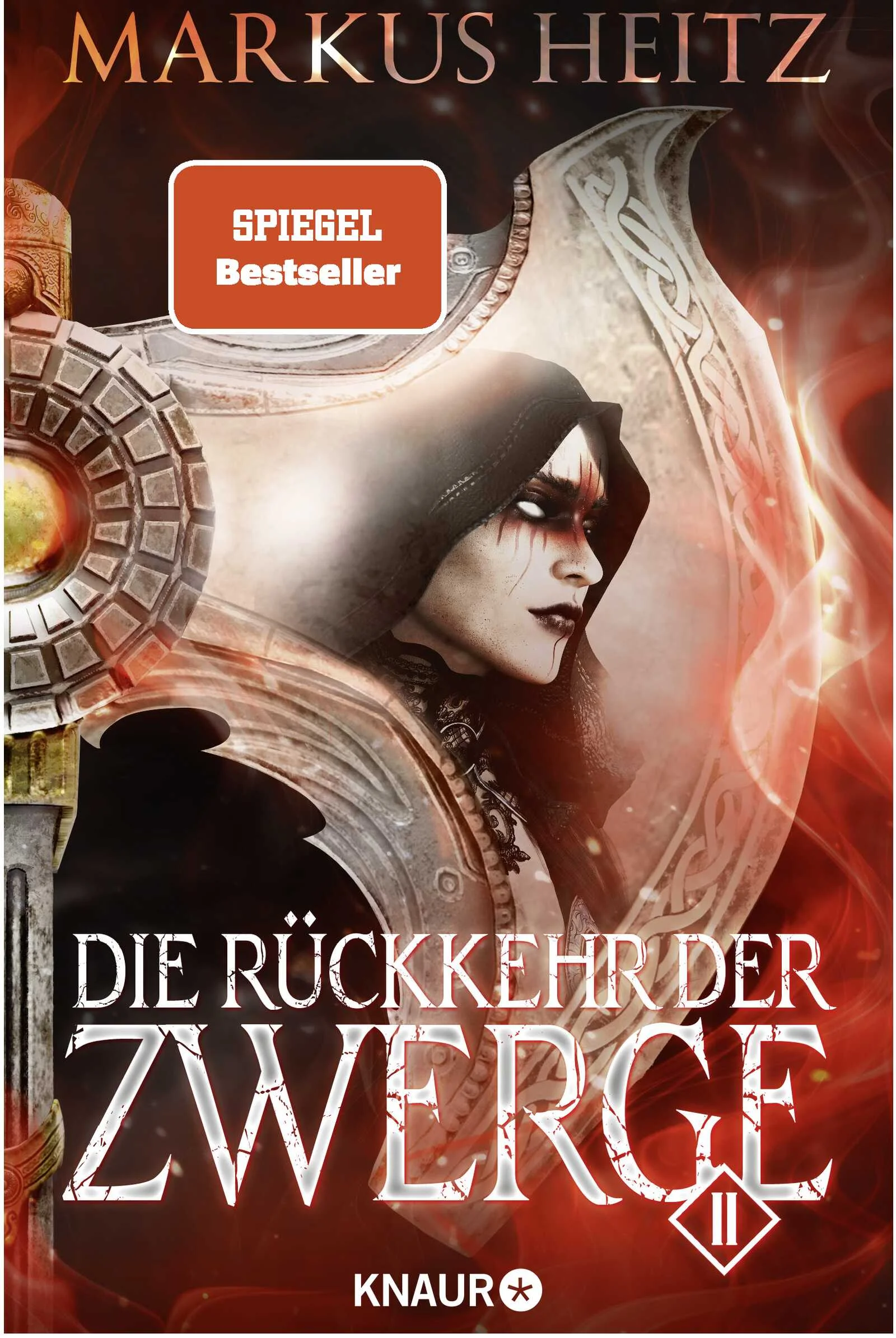 Das beliebteste Volk der Fantasy steht vor seiner größten Herausforderung.Was im ersten Band von »Die Rückkehr der Zwerge« begann, wird nun zu einem dramatischen Finale geführt.»Die Rückkehr der Zwerge« ist der 6. Teil von Markus Heitzʼ großer Fantasy-Saga »Die Zwerge«.Hunderte Zyklen vergingen im Geborgenen Land. Der Zwerg Goïmron arbeitet als Gemmenschnitzer in der Stadt Malleniaswacht. Ihn faszinieren vor allem die alten Zeiten, die großen Zeiten der fünf Zwerge-Stämme, und so sucht er auf den Märkten immer wieder nach Aufzeichnungen und Artefakten, die ihm Hinweise auf die stolze Geschichte geben.Dabei gerät Goïmron überraschend an ein Buch, das handschriftlich und auf Zwergisch verfasst wurde. Aufgrund der Fülle von Details gibt es keinerlei Zweifel: Das Buch muss vom heldenhaften Tungdil Goldhand selbst stammen – doch der gilt seit Hunderten von Zyklen nach einem verheerenden Beben im Grauen Gebirge als verschollen. Aber der letzte Eintrag ist nicht lange her – wie kann das sein?Als Goïmron sich nichtsahnend auf die Suche nach dem legendären Zwerg macht, geraten er und seine Gefährtentruppe schon bald mitten hinein in uralte Intrigen und brutale Machtkämpfe von skrupellosen Menschen, geheimnisvollen Albae – und Drachen!Einmal mehr braucht das Geborgene Land die Weisheit, den Humor, die Kampfkraft und den Dickschädel der Zwerginnen und Zwerge. Alte und neue Helden nehmen die gefährlichen Herausforderungen an.Werden die Kleinen erneut die Größten sein?Die Fantasy-Bestseller-Saga »Die Zwerge« von Markus Heitz ist in folgender Reihenfolge erschienen:• Die Zwerge• Der Krieg der Zwerge• Die Rache der Zwerge• Das Schicksal der Zwerge• Der Triumph der Zwerge• Die Rückkehr der Zwerge