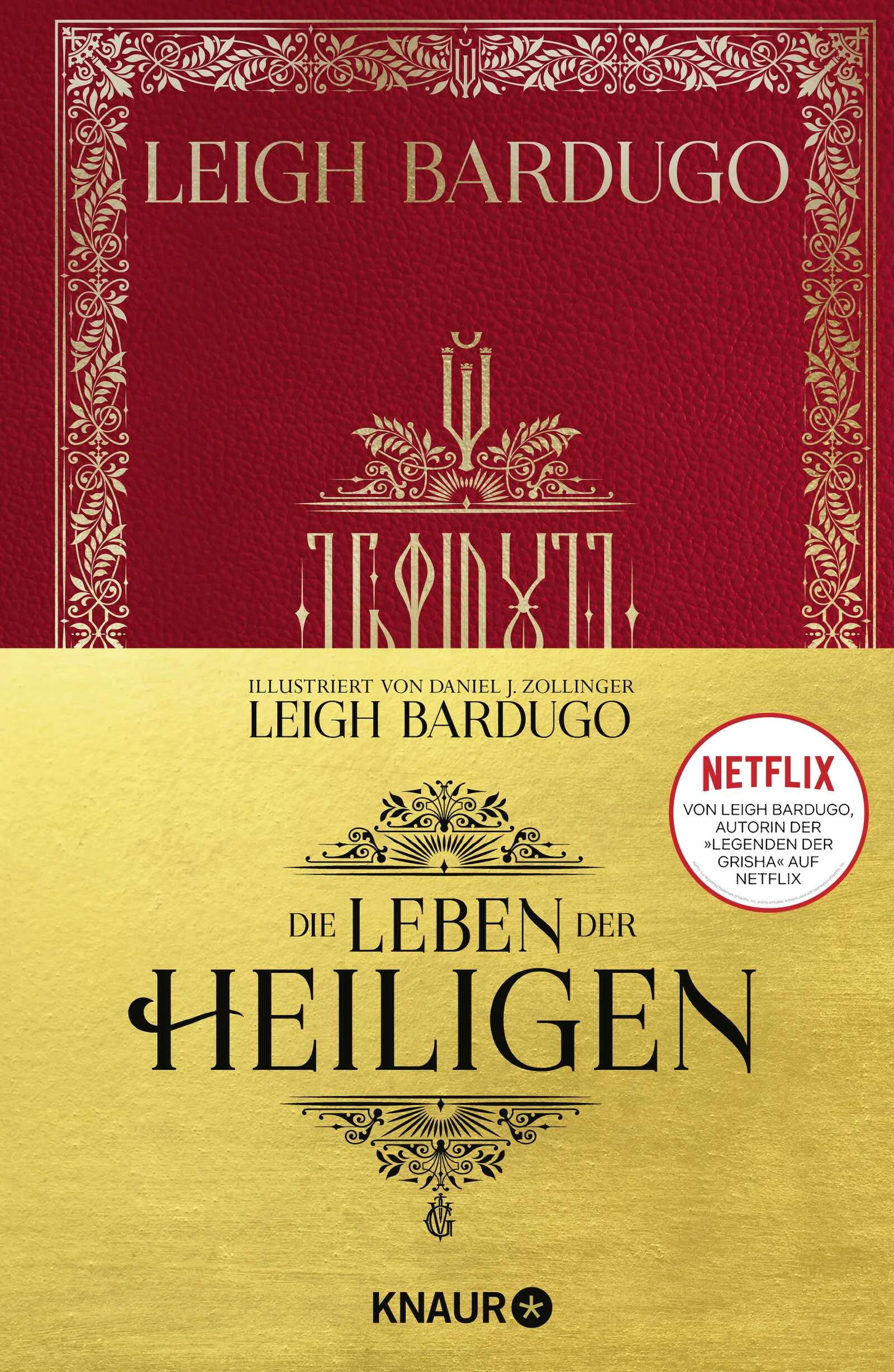 Wunderschön illustrierte Geschichten zur »Grishaverse«-Serie auf Netflix: Alina Starkovs Ausgabe von »Die Leben der Heiligen«, mit farbenprächtigen Illustrationen zu jeder GeschichteDie Geschichten in »Die Leben der Heiligen« bieten Alina Starkov, Nina Zenik oder Nikolai Lantsov immer wieder Trost und Rat in schwierigen Situationen, gerne wird in den »Grisha«-Romanen aus dem mythischen Buch zitiert. Jetzt können alle Fans der Grisha die Legenden von bekannten Heiligen wie Sankta Lizabeta der Rosen und Sankt Ilya in Ketten oder die eher düsteren Sagen von Sankta Maradi und dem Sternenlosen Heiligen selbst nachlesen – in einer wunderschön illustrierten Ausgabe, die an mittelalterliche Stundenbücher erinnert.»Die Leben der Heiligen« ist auch ein tolles Geschenk für alle Fans der Fantasy-Serie »Legenden der Grisha«, denn die Aufmachung entspricht exakt der Optik des Buches, das Alina Starkov in der Verfilmung immer wieder zur Hand nimmt.Tauche ein in das GrishaVerse der Bestseller-Autorin Leigh Bardugo:Die Grisha-Trilogie ist in folgender Reihenfolge erschienen:»Goldene Flammen«»Eisige Wellen«»Lodernde Schwingen«Die Krähen-Dilogie ist in folgender Reihenfolge erschienen:»Das Lied der Krähen«»Das Gold der Krähen«Die Thron aus Nacht und Silber-Dilogie besteht ausKing of ScarsRule of WolvesNoch mehr Geschichten aus der Grisha-Welt:»Die Sprache der Dornen« (illustrierte Märchen aus der Welt der Grisha)»Die Leben der Heiligen« (illustrierte Heiligen-Legenden aus der Welt der Grisha)»Demon in the Wood. Schatten der Vergangenheit« (Graphic Novel zur Vorgeschichte des Dunklen)