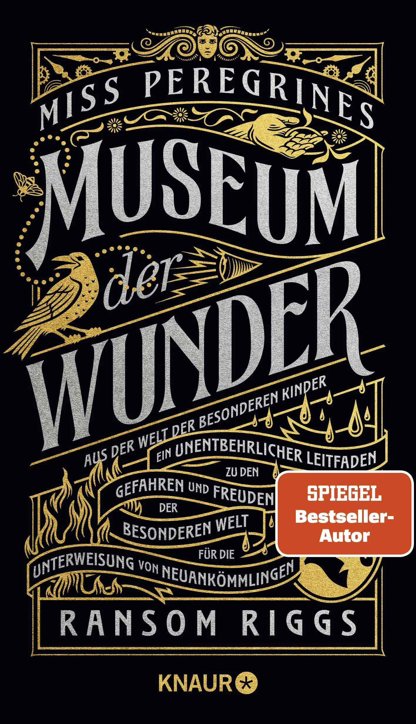 Hochwertig illustrierte Ausgabe von SPIEGEL-Bestseller-Autor Alles, was du noch nicht über die Welt der »besonderen Kinder« wusstest:»Miss Peregrines Museum der besonderen Kinder« ergänzt die abenteuerliche Fantasy-Reihe von Bestsellerautor Ransom Riggs und ist ein unverzichtbarer Wegweiser durch die magische Welt – zauberhaft ausgestattet mit neuen geheimnisvollen Fotografien und Illustrationen.Miss Peregrine höchstpersönlich verrät alles, was du über Jacob Portman, seine Freunde und die Ymbrynen wissen musst: Sie berichtet von kuriosen Fähigkeiten und faszinierenden Orten, erzählt die seltsame Geschichte der Besonderen und gibt Tipps, welche Zeitschleifen du als Tourist unbedingt besucht haben solltest.In ihrem unnachahmlichen Stil enthüllt Miss Peregrine dabei auch neue Besondere und neue Feinde, neue Zeitschleifen, Geschichten und Geheimnisse.Hunderte bislang unveröffentlichte Fotos und ausgewählte Illustrationen, die die magische Welt lebendig werden lassen, machen das »Museum der besonderen Kinder« zum perfekten Geschenk für alle Fans der Besonderen und die, die es noch werden wollen.Das Begleitbuch zur Fantasy-Reihe »Die besonderen Kinder« eignet sich auch wunderbar als Einstieg in die ungewöhnliche Fantasy-Welt des amerikanischen Bestseller-Autors Ransom Riggs.Mit seiner hochwertigen Ausstattung wird es allen Fans bibliophiler Fantasy-Bücher viel Freude machen.Zur Fantasy-Reihe »Die besonderen Kinder« gehören die folgenden Titel:Band 1: Die Insel der besonderen KinderBand 2: Die Stadt der besonderen KinderBand 3: Die Bibliothek der besonderen KinderBand 4: Der Atlas der besonderen KinderBand 5: Das Vermächtnis der besonderen KinderBand 6: Die Zukunft der besonderen KinderErzählungen & Märchen: Die Legenden der besonderen KinderLeitfaden: Miss Peregrines Museum der Wunder. Aus der Welt der besonderen Kinder