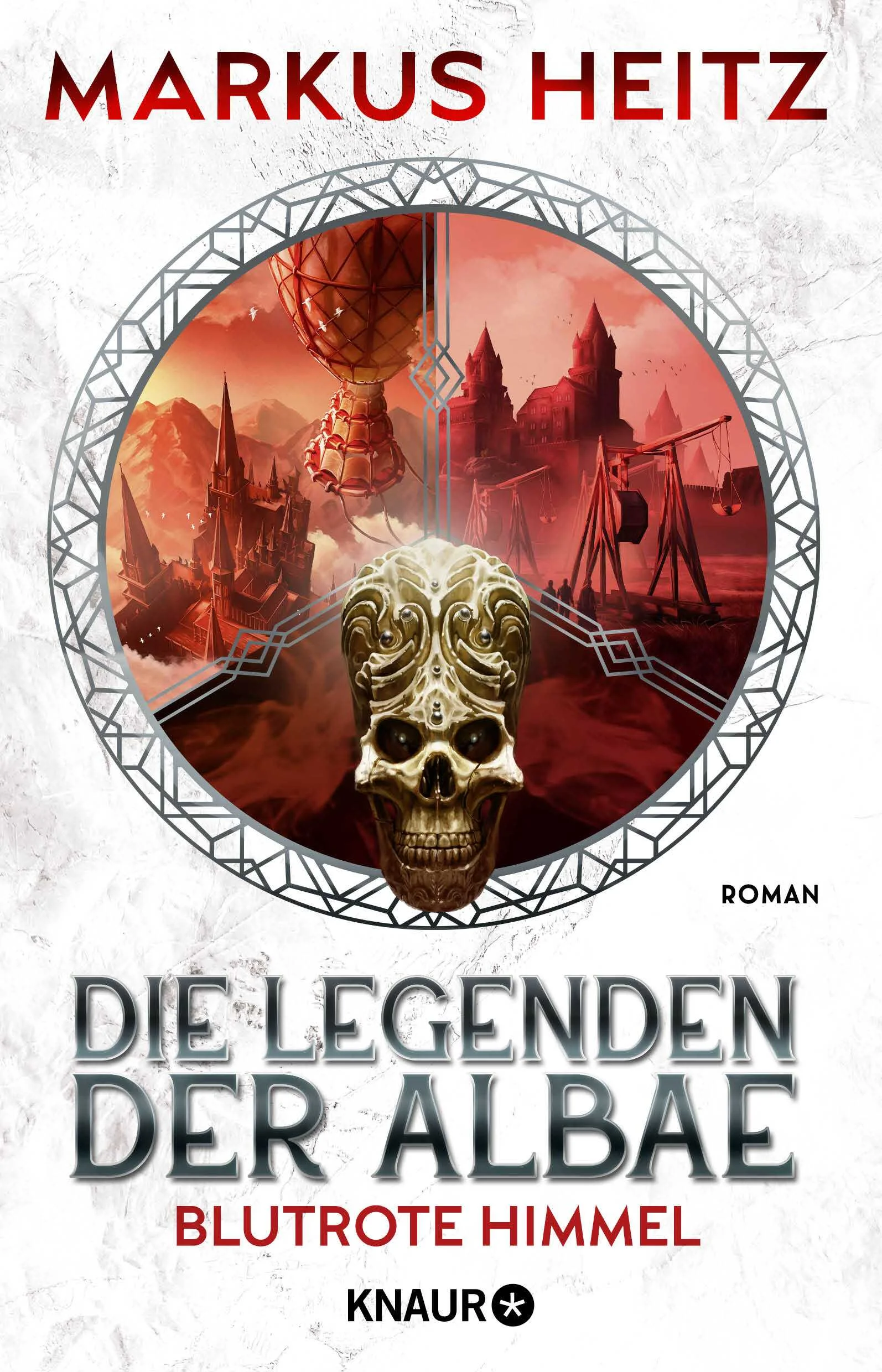 Band 6 der Dark Fantasy Bestseller: Markus Heitz erzählt die Legenden der gefürchteten Albae weiterÜber dem Geborgenen Land erscheinen Albae in Flugmaschinen und stellen den Bewohnern ein Ultimatum: Entweder es erfolgt die Herausgabe eines wertvollen Steinsarkophags samt Dieb oder nichts und niemand ist mehr vor den Albae sicher.Allerdings weiß kaum jemand im Geborgenen Land etwas von dem Sarkophag und der Person, die ihn gestohlen hat. Außer den verhassten Ragana, Caphorias und Khitâburàs.Aber Caphorias sitzt isoliert im Gefängnis, und Khitâburàs ist die Drohung einerlei.Doch die kleine Albin Sajù will ihren Freund Caphorias aus dem Kerker befreien, und plötzlich stecken die drei mitten in der fieberhaften Suche nach dem Sarkophag.Gleichzeitig kommen die Albae, die in der Freien Stadt Brandenwall insgeheim unter den Menschen leben, nicht zur Ruhe. Denn einer der fremden Albae flüchtet sich vor den Augen der zwergischen Großincvizitoria hinter die Mauern. Daraufhin setzt sie alles in Bewegung, um die Stadt und letzte Zuflucht der heimischen Albae inmitten der Wirren dem Erdboden gleichzumachen. Wird es ihr gelingen?Auch unter den fremden Albae kippt die Stimmung. Unversehens entbrennt Zwist, ausgelöst durch einen gefundenen Schädel, der angeblich die Reliquie eines gottgleichen Infamen sein soll. Aber das macht es für das Geborgene Land nicht besser. Im Gegenteil …