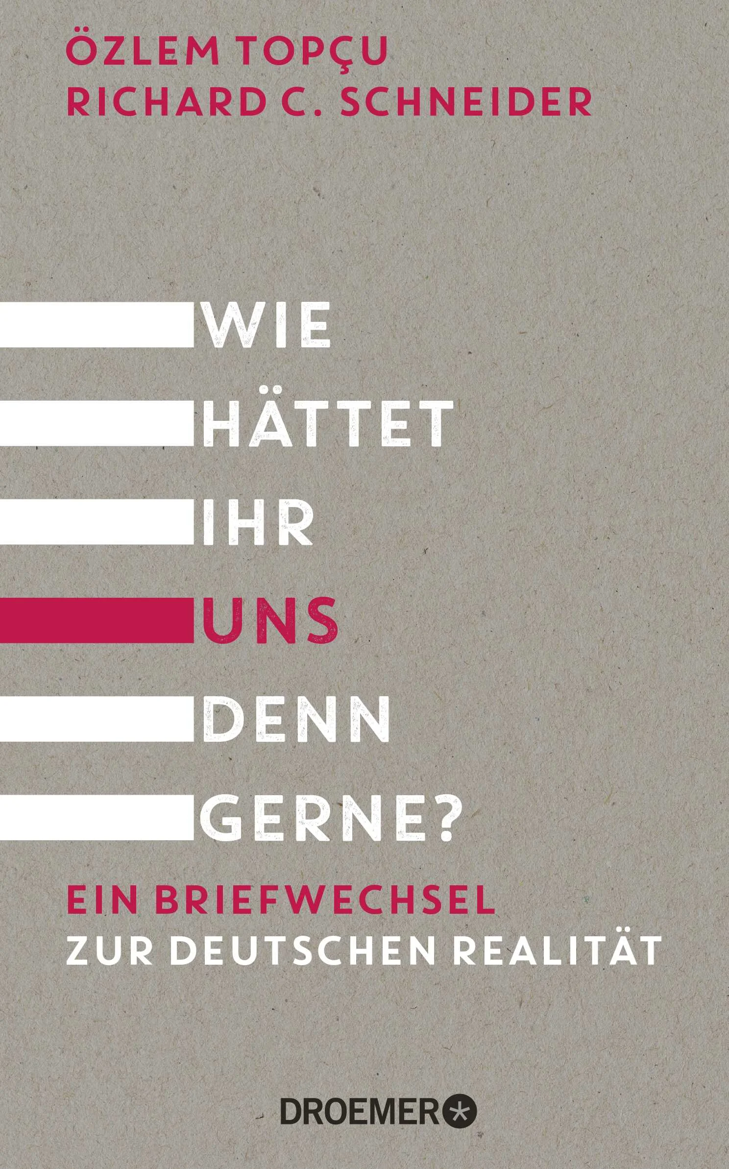 Deutsch oder nicht Deutsch, das ist hier NICHT die Frage Özlem Topçu und Richard C. Schneider sind neben vielen Dingen auch zwei Deutsche – das ist für viele immer noch nicht selbstverständlich. In ihrem politischen, gesellschaftskritischen Sachbuch blicken sie auch als 