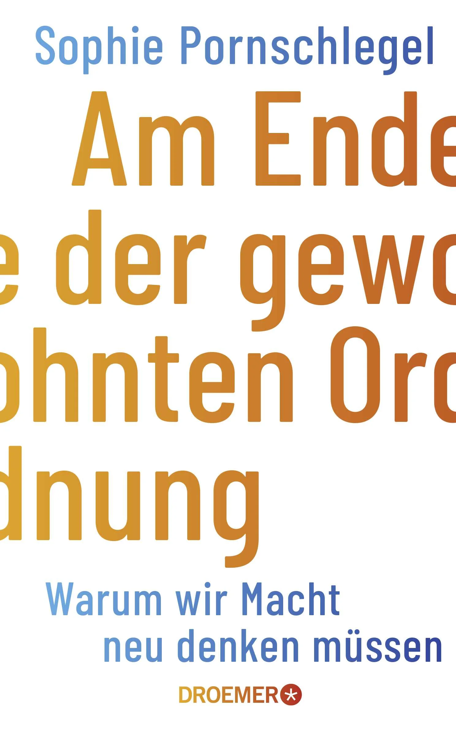 Wer die Welt gestalten will, muss über Macht sprechen: Aufruf für ein neues Politikverständnis.Klima-Krise, Krieg, Rechtspopulismus – es ist anstrengend geworden, sich mit Politik zu beschäftigen. Die politischen Herausforderungen auf nationaler und internationaler Ebene sind so zahlreich, dass konstruktive Lösungen aus dem Blick geraten. Denn auf die Aggressionen Russlands und Chinas findet der Westen keine langfristigen Antworten, die Klima-Krise verschärft sich, und die alte internationale Ordnung insgesamt weist immer mehr Risse auf.Um Lösungen für die multiplen Krisen zu finden, so Politikwissenschaftlerin Sophie Pornschlegel, braucht es vor allen anderen Dingen eines: ein neues Verständnis von Macht. Nur mit klarem Blick dafür, was Macht ist, was sie leistet, wer sie hat, und wann sie gefährlich wird, kann die Zukunft gestaltet werden.Mut zur Gestaltung erfordert Macht – aber wieso tut Deutschland sich so schwer, über Macht zu sprechen?Warum treten Rechtspopulisten auf als »starke Männer«, denen die Verteidiger*innen der liberalen Ordnung scheinbar machtlos ausgesetzt sind?Wie können demokratisch legitimierte Staaten autokratischen Regimen machtvoll gegenübertreten, ohne sich selbst zu verleugnen?Um die Schwächen der derzeitigen Macht-Strukturen anzugehen, bedarf es eines radikalen Umdenkens, so Pornschlegel, die als politische Analystin in Brüssel seit Jahren eine gefragte Expertin zum Thema internationale Ordnungen und Macht-Politik ist. Sie analysiert, wie wir in Deutschland, Europa und global zu einem demokratischeren Macht-Verständnis gelangen, das Handlungsoptionen offenhält. Denn nur mit einem neuen Blick auf politische und gesellschaftliche Macht können wir die Probleme der nächsten Jahrzehnte lösen. Und ein demokratisches Gemeinwesen verteidigen, das Menschlichkeit und Respekt in den Mittelpunkt rückt.