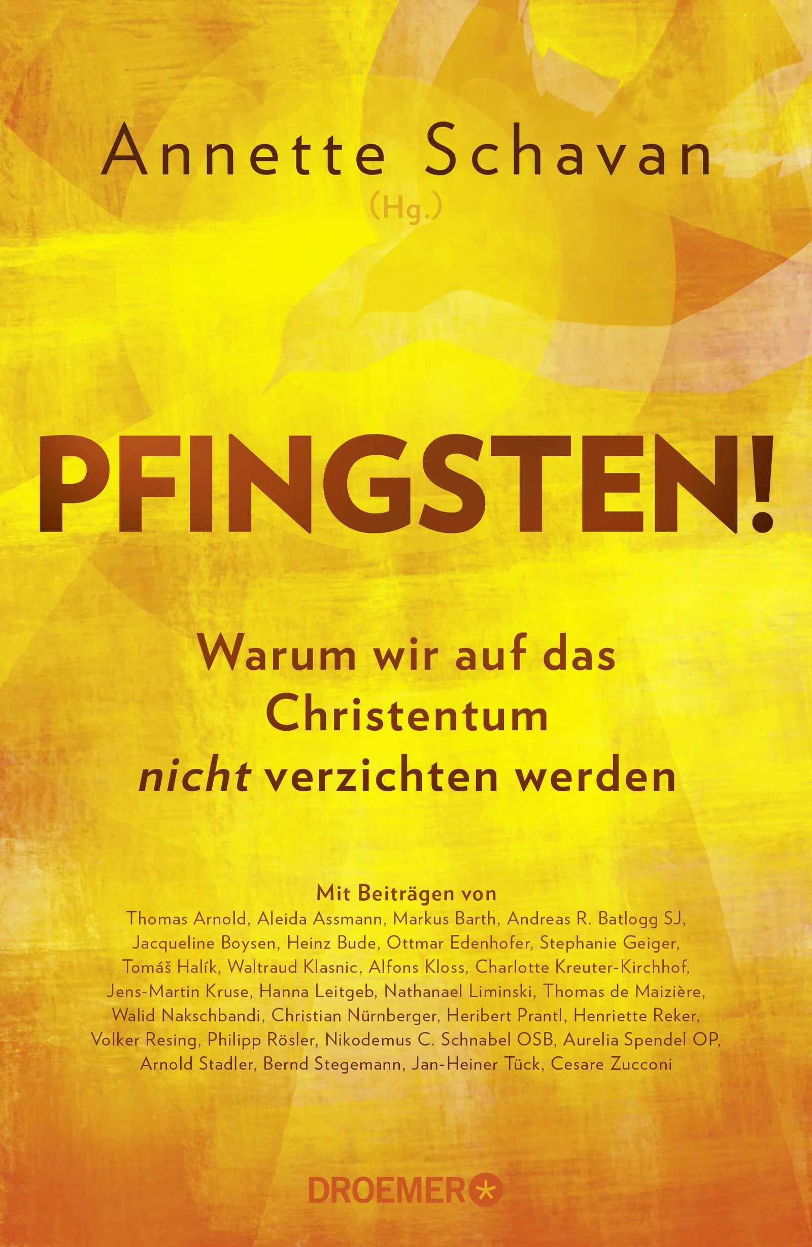 Was Christentum und Kirche retten kann – prominente katholische und evangelische Stimmen fordern tiefgreifende Reformen und ein neues Selbstverständnis des Christentums.Mitgliederschwund, leere Gottesdienste, Missbrauchskrise, Säkularisierung: Nachrichten aus den Kirchen machen derzeit selten Freude. Es scheint, dass die christlichen Institutionen in einer Dauerkrise verharren, während sie gleichzeitig politisch und gesellschaftlich an Relevanz verlieren.Gegen diese Tendenzen setzt die prominente Katholikin Annette Schavan ein Zeichen des Aufbruchs und der inneren Reform. Sie hat zahlreiche Beiträge von Kirchen- und Ordensangehörigen, Publizisten, Schriftstellern und Wissenschaftlern gesammelt, die zu einem Neuanfang aufrufen. Aus unterschiedlichen Perspektiven beschreiben und erklären sie, was notwendig ist, damit die christliche Kirche eine Zukunft hat.Im Zentrum aller Beiträge steht das Phänomen Pfingsten: Ein Ereignis, das Sprachlosigkeit überwindet, zum Staunen auffordert und Gemeinschaft erzeugt. Nicht zuletzt ist Pfingsten ein Symbol für die Vielfalt des christlichen Glaubens.»Dieses Buch ist ein Plädoyer dafür, das Christentum mit seinen provozierenden und kultivierenden Impulsen, mit seiner Betonung von Barmherzigkeit und Freiheit, mit seiner Aufforderung, die Frage nach Gott wachzuhalten, im Gedächtnis zu halten und als Art eines interessanten Lebens heute zu begreifen.« Annette SchavanMit Beiträgen von Thomas Arnold, Aleida Assmann, Markus Barth, Andreas Batlogg SJ, Jacqueline Boysen , Heinz Bude, Thomas de Maizière, Ottmar Edenhofer, Evelyn Finger, Stephanie Geiger, Waltraud Klasnic, Alfons Kloos, Charlotte Kreuter-Kirchhof, Jens-Martin Kruse, Nathanael Liminski, Walid Nakschbandi, Christian Nürnberger, Heribert Prantl, Henriette Reker, Volker Resing, Philipp Rösler, Nikodemus Schnabel OSB, Aurelia Spendel OP, Arnold Stadler, Bernd Stegmann, Jan Heiner Tück und Cesare Zucconi.