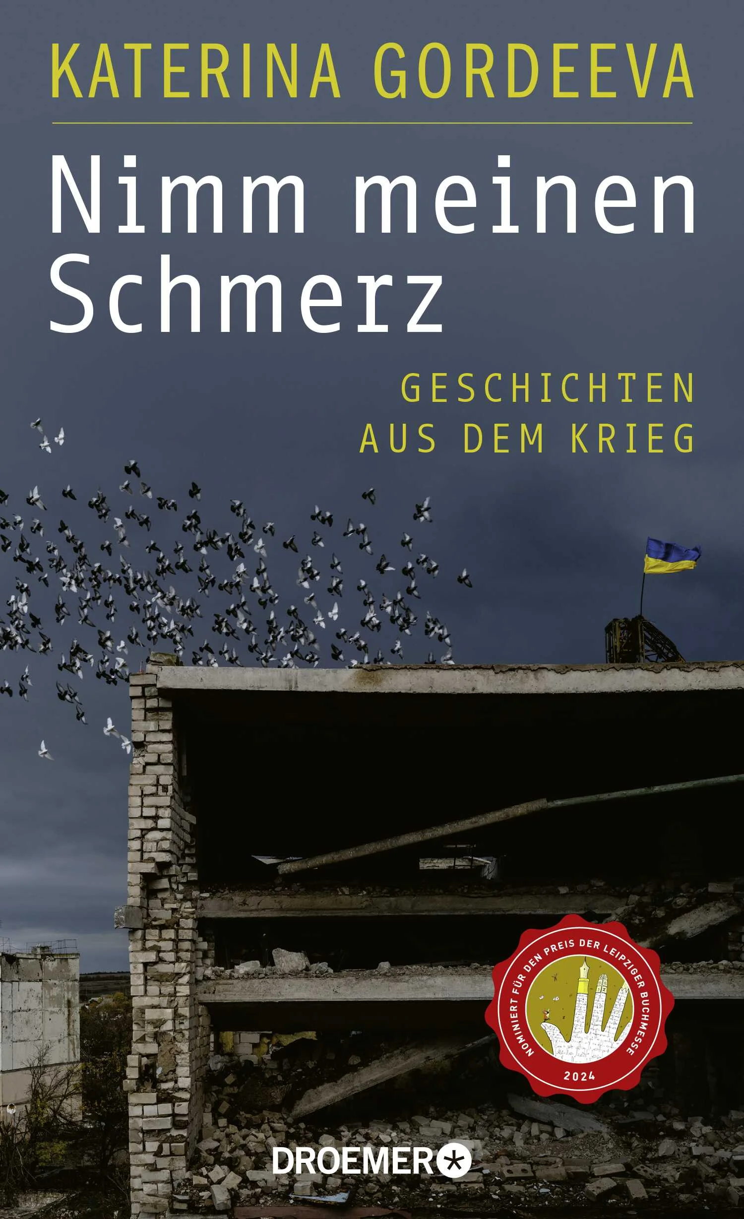 Katerina Gordeeva - ausgezeichnet mit dem Geschwister-Scholl-Preis 2024 des Börsenvereins des Deutschen Buchhandels – Landesverband Bayern e. V. und der Landeshauptstadt München. »In ihrem auch literarisch sehr beeindruckenden Buch Nimm meinen Schmerz stehen die Stimmen dieser Frauen und einiger Männer im Vordergrund.«Nimm meinen Schmerz: 24 erschütternde Berichte aus dem russischen Angriffskrieg auf die Ukraine – erstmals in Buchform festgehalten von der preisgekrönten russischen Journalistin Katerina Gordeeva. In der Übersetzung von Jennie Seitz. Nominiert für den Preis der Leipziger Buchmesse in der Kategorie Übersetzung, 2024.»Viele haben erst durch Gordeeva verstanden, was der Krieg bedeutet.« 3SAT Kulturzeit, 14.6.2024»Geschichten aus der Wirklichkeit mit ungeheurer literarischer Kraft und tätigem Mitgefühl.« Volker Weidermann, DIE ZEIT 48, 16.11.2023»Gordeeva lässt die Menschen einfach reden – und die oft bizarren Details der Realität lassen die  Wirklichkeit zur Literatur gerinnen.« Klaus Rimpel, Münchner Merkur Nr. 245 | Dienstag, 24. Oktober 2023»In seinen besten Momenten hat das Buch etwas von der erschütternden Präzision derTexte Swetlana Alexijewitschs, man spürt,  eine nackte, existenzielle Unbehaustheit umgibt diese Menschen.« Sonja Zekri, Süddeutsche Zeitung Nr. 244, Montag, 23. Oktober 2023»Das Buch bringt diesen Krieg viel näher als die allbekannten Berichte, unerträglich nahe. Man spricht häufiger davon, dass ein Buch erschütternd sei. Dieses hier ist es.« Holger Heimann, Andruck - Das Magazin für Politische Literatur I Deutschlandfunk, 02. Oktober 2023, 19:15 UhrDie russische Journalistin und Trägerin des Internationalen Anna-Politkowskaja-Journalistenpreises, Katerina Gordeeva, interviewte nach Ausbruch des Krieges betroffene Menschen in Flüchtlings-Zentren in der Ukraine, in Russland und Europa. Sie sprach mit Flüchtlingen, russischen Dissidenten und Helfern, den Menschen in Europa, die Geflüchtete aufgenommen haben.24 erschütternde Kriegsschicksale: von Butscha über Mykolajiw bis Mariupol Mit großer literarischer Kraft und dokumentarischem Blick schildert Gordeeva die Kriegs-Erlebnisse dieser Menschen und fängt die Gräuel und Ungerechtigkeiten des Krieges auf besonders nahbare Art ein. So entsteht ein direktes, unverfälschtes, schmerzvolles Stimmungsbild. Geschichten von Leben, Flucht und Überleben, die unser Wissen über den Krieg verändern werdenKaterina Gordeevas Buch ist ein brisanter Text, der umfassend das Kriegserleben schildert, sowohl von russischer als auch ukrainischer Seite. Diese Geschichten werden unser Wissen über den Krieg verändern und sind zugleich Zeugnis und Appell für Demokratie, objektiven Journalismus, für Wahrheit und für Frieden.Das Buch wurde bislang in 14 Sprachen übersetzt.