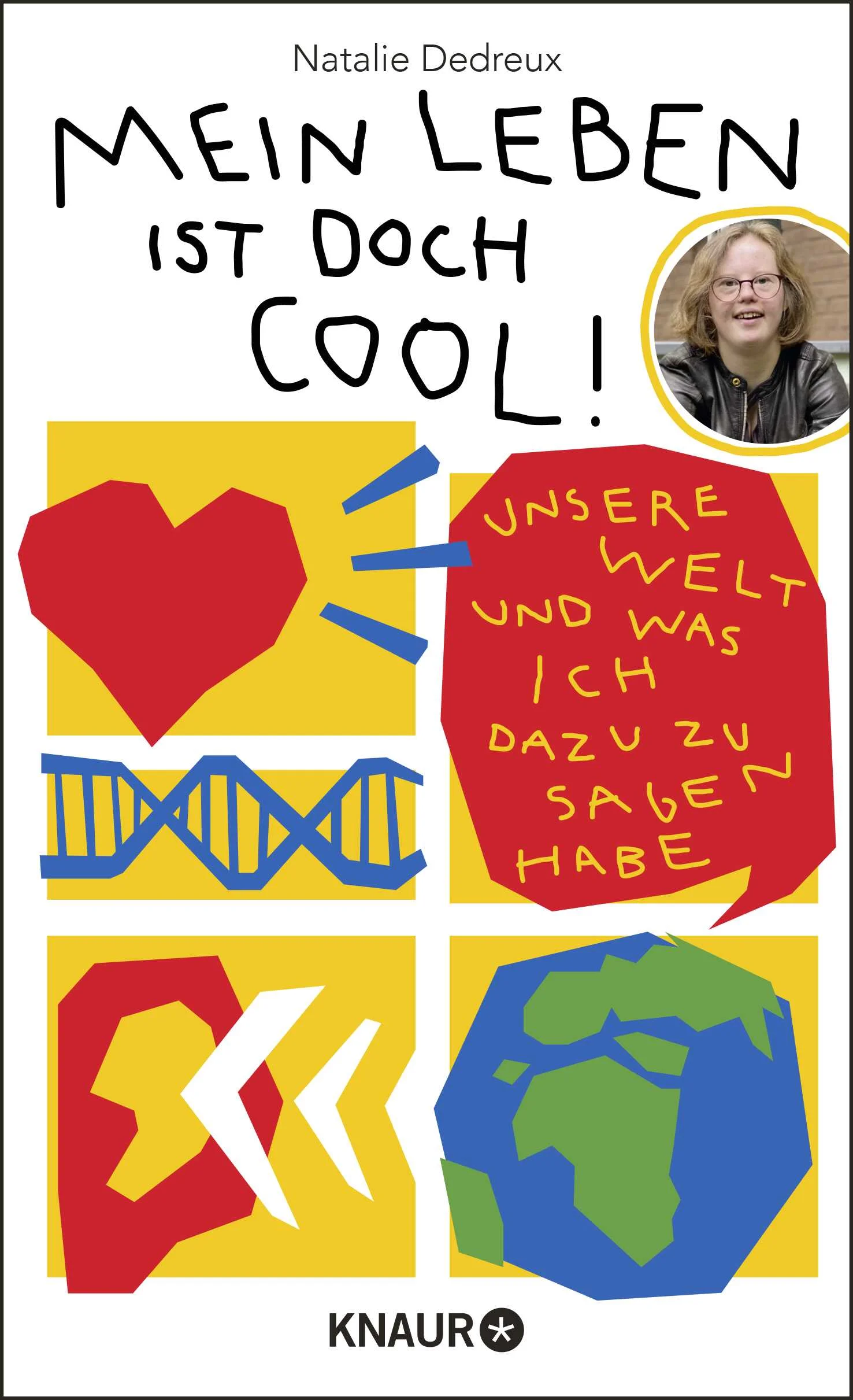 »In meinem Buch geht es darum, wie ich die Welt sehe. Und da habe ich zu wichtigen Themen geschrieben und auch zu meiner Arbeit als Aktivistin. Und da sieht man, dass hier eine erwachsene Frau mit Down-Syndrom auch was zu sagen hat und auch mal gehört wird.«Die Inkluencerin Natalie Dedreux widmet sich in diesem aufwendig gestalteten Buch einhundert zentralen Themen und Personen unserer Zeit. Von Afghanistan, über das Judentum bis hin zu Veganismus und Cem Özdemir versammelt sie hier ihre Gedanken, Fragen und Meinungen. Ein Buch, das die drängendsten Themen, die uns beschäftigen, auf eine neue, verblüffend andere Weise beleuchtet und Lust macht, sich einzulassen auf eine ungewöhnliche Perspektive, die über das Gewohnte hinaus geht.