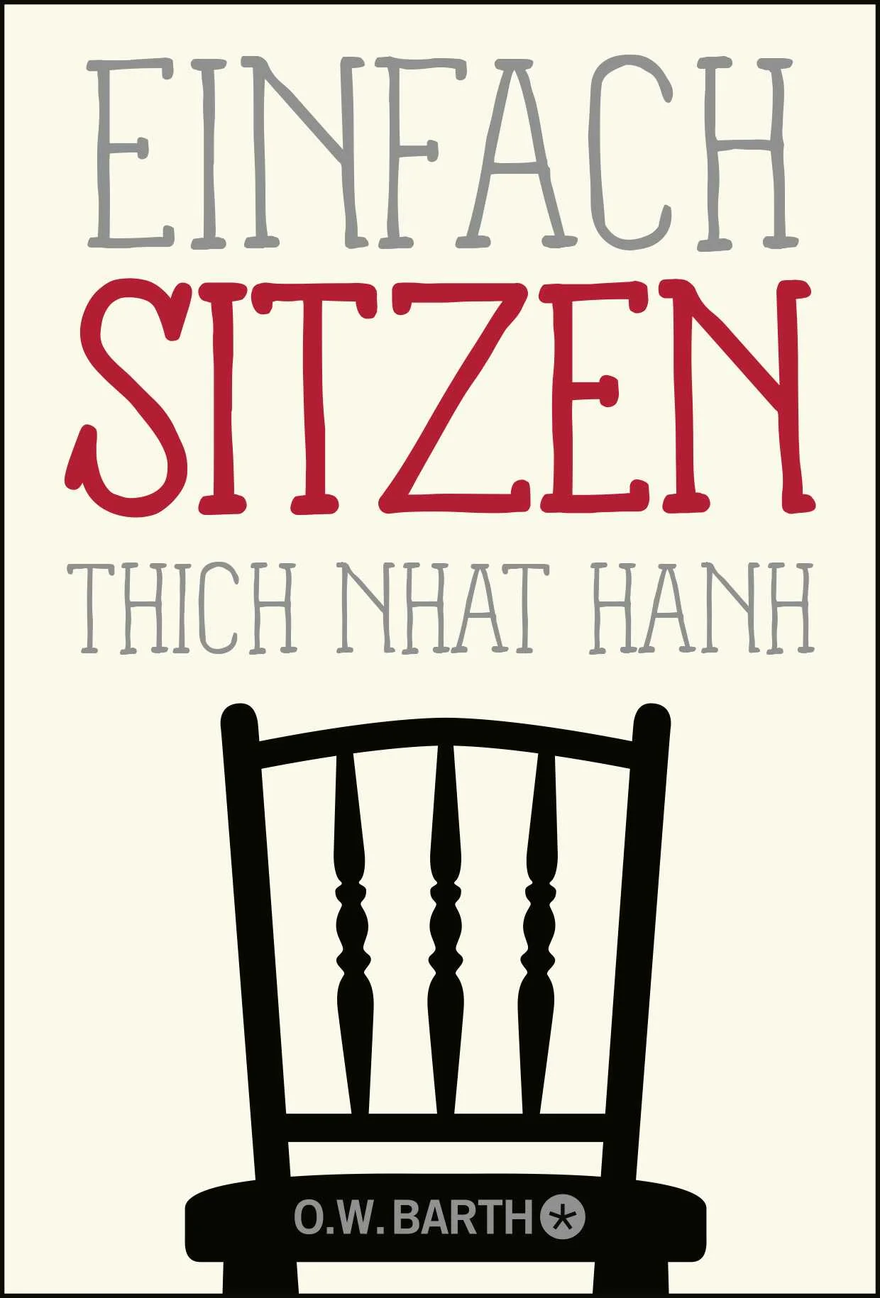 Wir verbringen sehr viel Zeit unseres Alltags mit sitzen - zu viel Zeit. Doch meist sind wir uns gar nicht bewusst, dass wir sitzen. Wirklich zu sitzen heißt, präsent zu sein, entspannt, mit einem wachen, ruhigen und klaren Geist. Dieses Sitzen braucht etwas Übung, diese Übung nennt man Meditation. Der Schlüssel ist der Atem, zu spüren, wie er ein- und ausströmt. Dies wahrzunehmen kann in ein, zwei Sekunden geschehen und auch bei allem, was wir den ganzen Tag über tun. So erleben wir kurze Glücksmomente, die das Leben lebenswert machen und uns das Gefühl geben, wirklich lebendig zu sein.