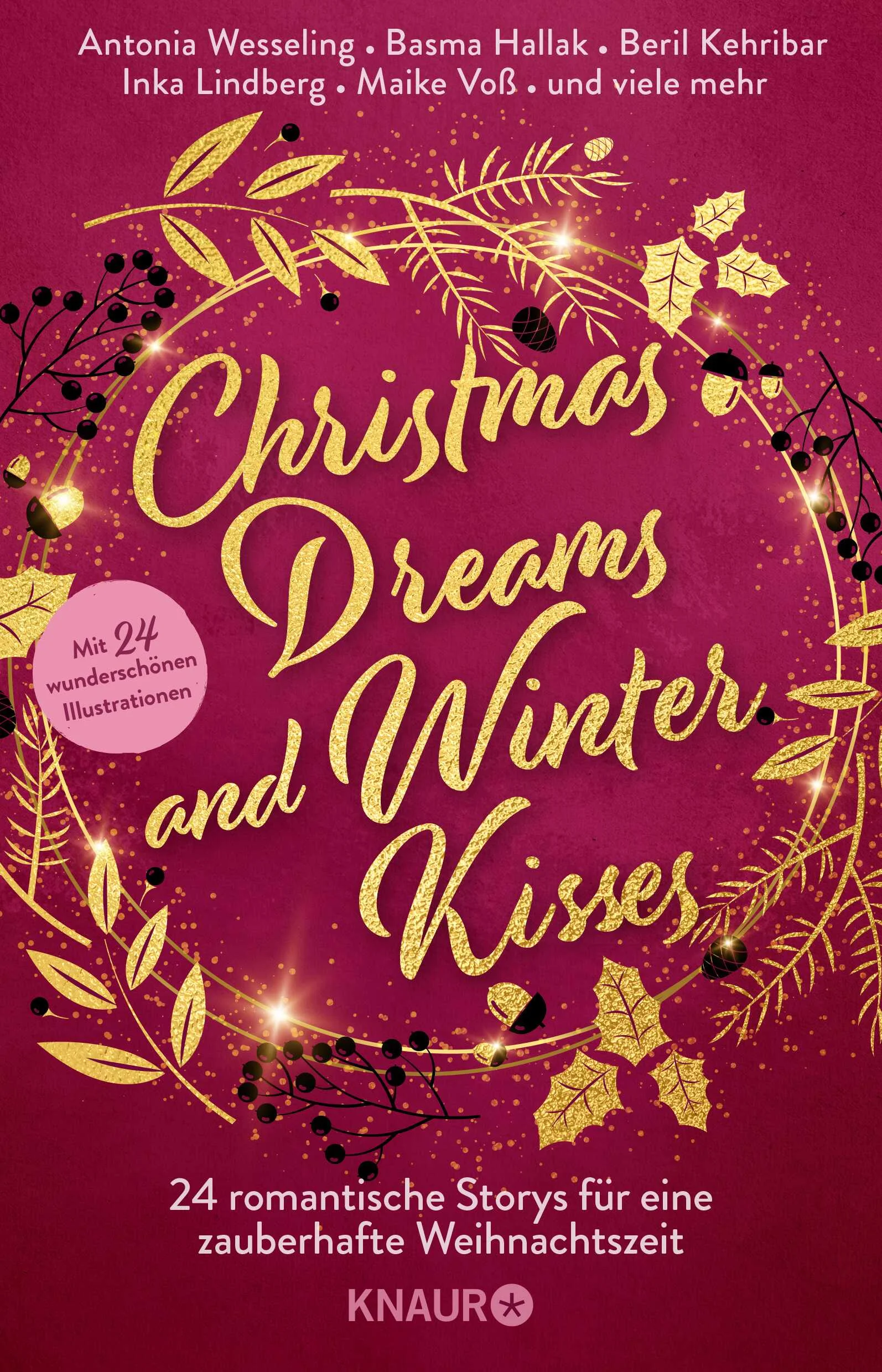 Herzklopfen für die schönste und romantischste Zeit des JahresMit 24 Kurzgeschichten aus den Genres Romance und Romantasy sorgt die Weihnachtsanthologie »Christmas Dreams and Winter Kisses« für eine zauberhafte Weihnachtszeit. Der romantische Adventskalender in Buchform enthält außerdem 24 wunderschöne Illustrationen von Megumi Maria Loy.Wenn draußen glitzernde Schneeflocken die Welt in ein Winterwunderland verwandeln und drinnen Kerzen warmes Licht verbreiten und Plätzchen verführerisch duften – dann ist es Zeit für Dates, Herzklopfen und Träume von der großen Liebe – ob in dieser oder fantastischen Welten! Was gibt es im Advent schließlich Schöneres, als in romantischen Geschichten zu versinken und die Vorfreude auf Weihnachten mit jeder Seite zu genießen? Dazu laden die 24 winterlichen und weihnachtlichen Kurzgeschichten in »Christmas Dreams and Winter Kisses« ein. Jede Kurzgeschichte ist außerdem mit einem wunderschönen Motiv liebevoll illustriert von Megumi Maria Loy. Der perfekte Adventskalender für alle Fans von New Adult Romance und RomantasyDie weihnachtliche Kurzgeschichten-Sammlung enthält herzerwärmende, knisternde und einfach traumhaft schöne Liebesgeschichten von Ada Bailey, Andreas Dutter, Antonia Wesseling, Basma Hallak, Beril Kehribar, Christian Handel, Inka Lindberg, Janine Ukena, Jennifer Wiley, Julia Hausburg, Julia Niederstraßer, Justine Pust, Kristin MacIver, Laura Labas, Lea Kaib, Lin Rina, Maike Voß, Malou Bichon, Nica Stevens, Nina Bilinszki, Noah Stoffers, Regina Meissner, Sarah Saxx und Valentina Fast.