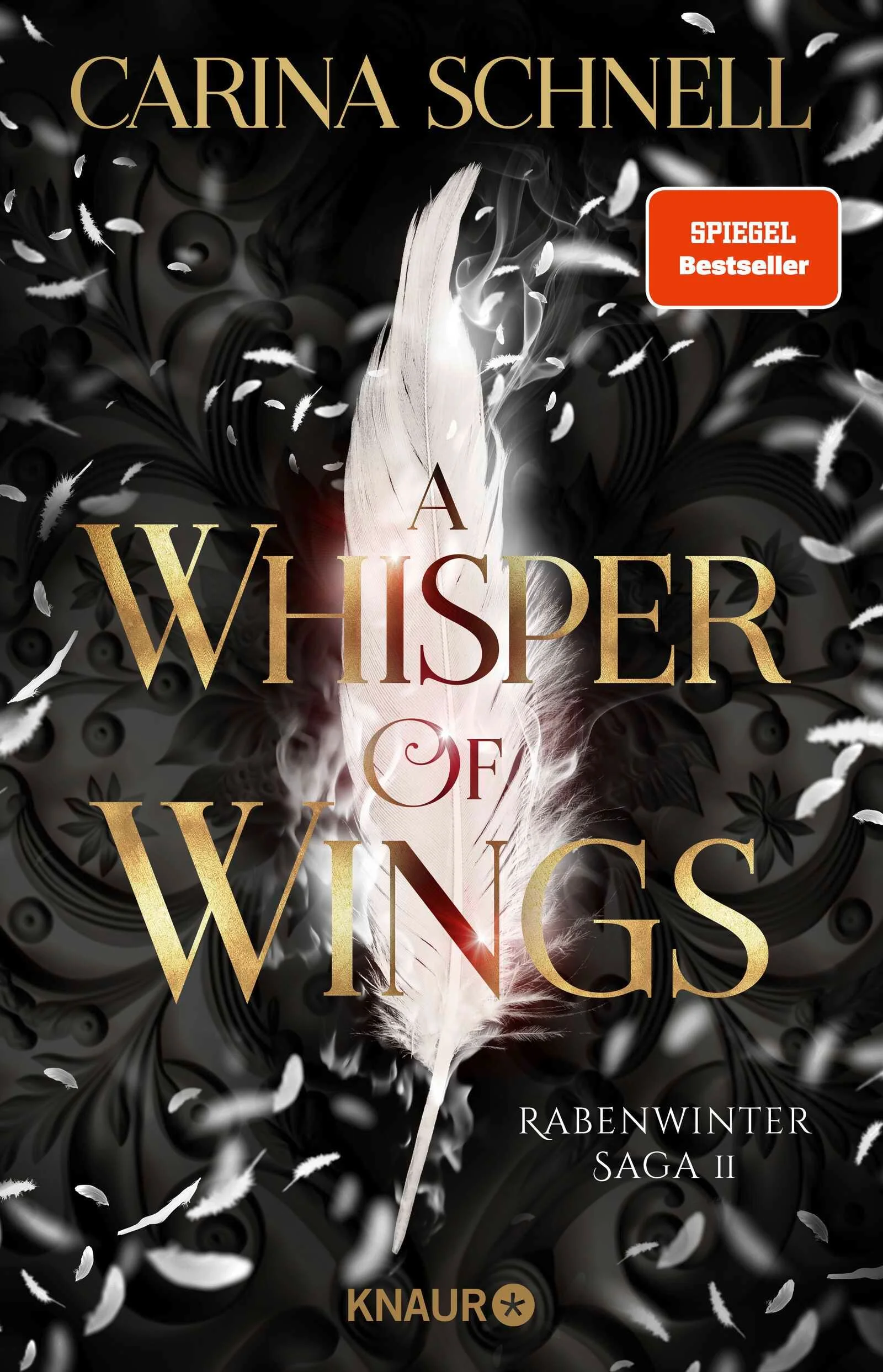 +++ Limitierte Auflage mit zwei Overlay Pages und Innenillustrationen +++ Wenn Freunde zu Feinden werden und Liebe zu HassBand 2 der actionreichen Fantasy-Romance um eine Hexe in einer tödlichen Welt inspiriert von nordischer Mythologie.Als neue Anführerin der Wilden Jagd, der gefürchtetsten Söldnertruppe von Middangard, hat sich die Hexe Smilla einem Ziel verschrieben, das ihr Leben von nun an bestimmt: Sie will das Land von den mordlüsternen Walküren befreien. Denn diese nahmen ihr das, was sie am meisten geliebt hat.Um eine Chance in dem aussichtslos scheinenden Kampf gegen die übermächtigen Walküren zu haben, ersinnt die Wilde Jagd einen kühnen Plan: Sie werden die Götter aus ihrem Gefängnis in Addangard befreien, um die geflügelten Bestien mit ihrer Hilfe zu besiegen. Doch in Odins Hallen wartet mehr als eine Überraschung auf die Gefährten …Carina Schnell, die Bestseller-Autorin der New-Adult-Reihe »Sommer in Kanada«, entführt zum zweiten Mal nach Middangard: eine düstere nordische Fantasy-Welt, die nur gerettet werden kann, wenn die Wilde Jagd die Monster in sich selbst besiegt und die Liebe einer Hexe den Tod überwindet. Band 1 der Rabenwinter-Saga, A Breath of Winter, wurde mit dem SERAPH für das Beste Buch 2024 ausgezeichnet.Die düster-romantische »Rabenwinter-Saga« ist in folgender Reihenfolge erschienen:»A Breath of Winter«»A Whisper of Wings«»A Breath of Winter war mein absolutes Fantasy-Highlight im letzten Jahr und eigentlich nicht mehr zu toppen, aber Carina Schnell hat mit Band 2 noch einen drauf gesetzt. Es ist mystisch, düster und rasant und voller packender Wendungen und herzzerreißender Momente.« – Lilly Lucas, Bestsellerautorin von This could be love+++ Limitierte Auflage +++ nur solange der Vorrat reicht +++ Lieferung je nach Verfügbarkeit