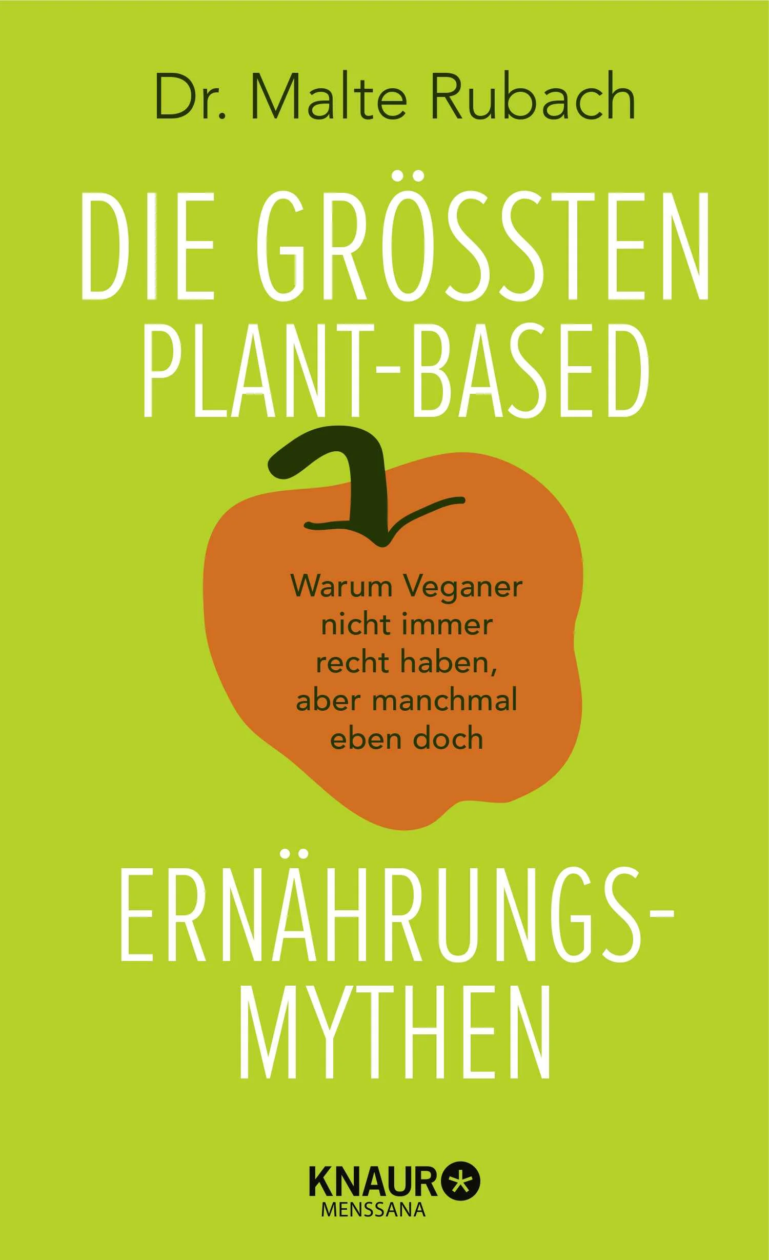 Wie gesund ist vegane und plant-based Ernährung? Alles, was Sie über gesundes Essen wissen müssen.Immer mehr Menschen ernähren sich vegan oder vegetarisch und der Hype um Plant-based ist groß. Doch was ist wirklich dran an diesem Trend und gibt es gesundheitliche Risiken? In Die größten Plant-based Ernährungsmythen analysiert der bekannte Ernährungswissenschaftler Dr. Malte Rubach die 30 meistdiskutierten Mythen, Halbwahrheiten und Irrtümer, die diese weit verbreitete Ernährungsform umgeben.Ist pflanzliches Protein minderwertig?Verursacht Soja tatsächlich Brustkrebs?Kann ich meine Kinder bedenkenlos vegan ernähren?Diesen und weiteren Fragen geht Rubach auf den Grund und erklärt wissenschaftlich fundiert und mit leicht zugänglicher Sprache die Vor- und Nachteile einer pflanzenbasierten Ernährung.All jene, die sich für vegane oder vegetarische Ernährung interessieren oder noch ihre Zweifel haben, können mithilfe dieses Buches endlich sicher und eigenständig Entscheidungen über ihre Ernährung treffen. Gleichzeitig bietet es allen Menschen, die bereits eine pflanzenbasierte Ernährungsweise in ihren Lebensstil integrieren, einen wertvollen Überblick über die neuesten wissenschaftlichen Erkenntnisse.So leben Sie gesund!