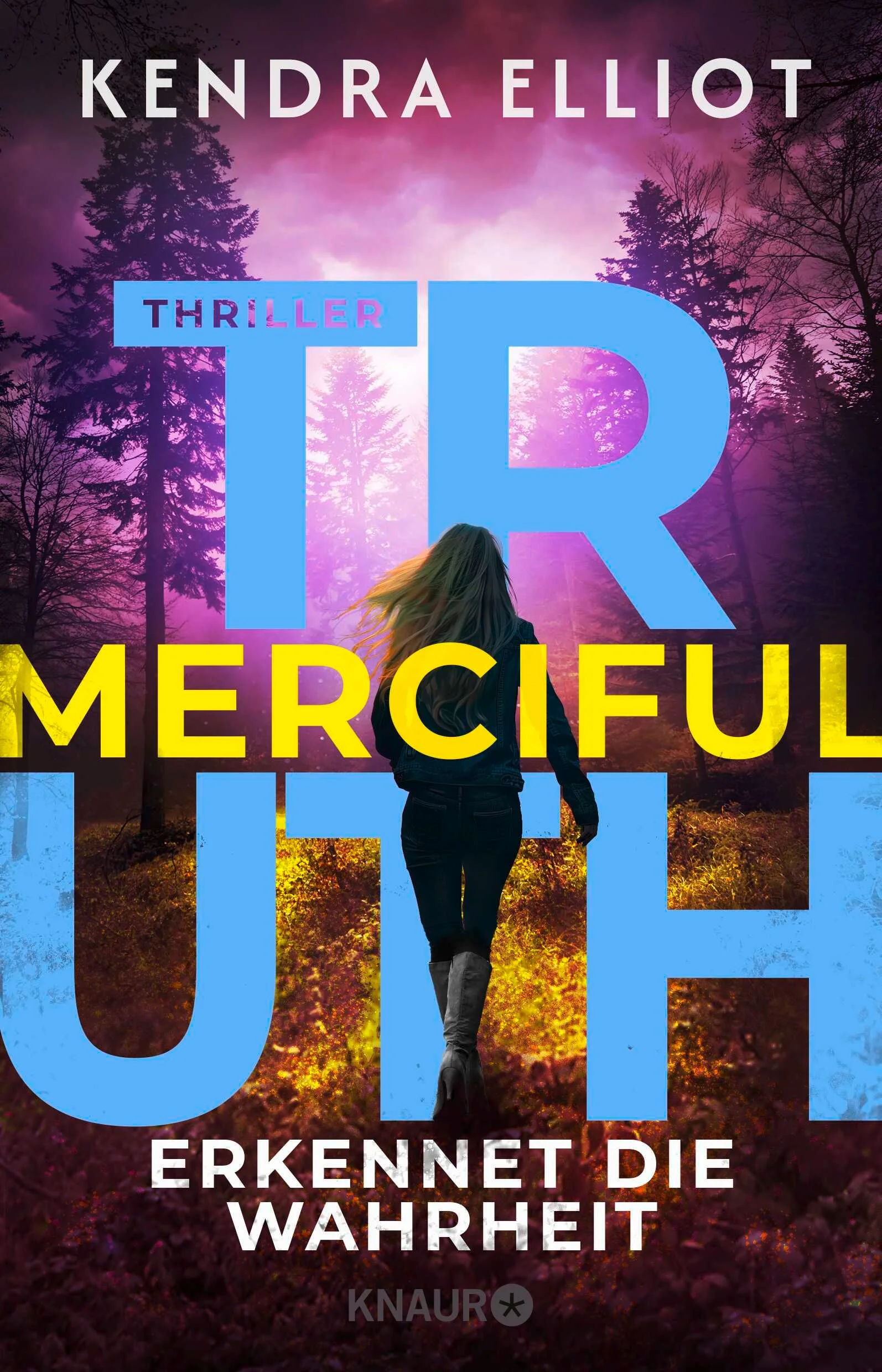 »Merciful Truth – Erkennet die Wahrheit« ist der 2. Romantik-Thriller um die toughe und erfahrene Überlebenskünstlerin Mercy Kilpatrick und den charmanten Polizeichef Truman Daly.Feuerprobe für FBI-Agentin Mercy Kilpatrick: Ihre Kindheit bei einer Prepper-Familie im ländlichen Oregon hat Mercy Kilpatrick auf jede Herausforderung vorbereitet – selbst auf den feindseligen Empfang bei ihrer Heimkehr. Aber die FBI-Agentin ist nicht die Einzige, die in Eagle's Nest für Unruhe sorgt: Eine ganze Reihe von Brandstiftungen endet schließlich tödlich, als zwei Sheriffs ermordet werden.Mercy unterstützt Polizeichef Truman Daly bei der Suche nach dem Brandstifter, der zum Mörder geworden ist. Dabei stoßen sie auf eine regierungsfeindliche Miliz, die dem Verdächtigen möglicherweise Unterschlupf gewährt. Jetzt sind Mercy und Truman erst recht fest entschlossen, den Killer auszuräuchern. Doch dann bringen ihre Ermittlungen ein schockierendes Geheimnis ans Licht. Wird die Jagd auf einen Wahnsinnigen zu ihrer eigenen Feuerprobe?Thriller meets Romance: eine echte Kämpferin mit geheimnisvoller Vergangenheit und ein Cop, der sie unbedingt beschützen will …Auch im 2. Band ihrer Thriller-Serie um Prepperin Mercy Kilpatrick begeistert Bestseller-Autorin Kendra Elliot mit spannenden Twists und einer Liebesgeschichte, die ihre ganz eigenen Tücken hat.Wie sich Mercy und Truman bei der Jagd auf einen Serienkiller kennenlernen, erfährst du im ersten Romantik-Thriller der Reihe, »Merciful Death – Erbarme dich ihrer«.