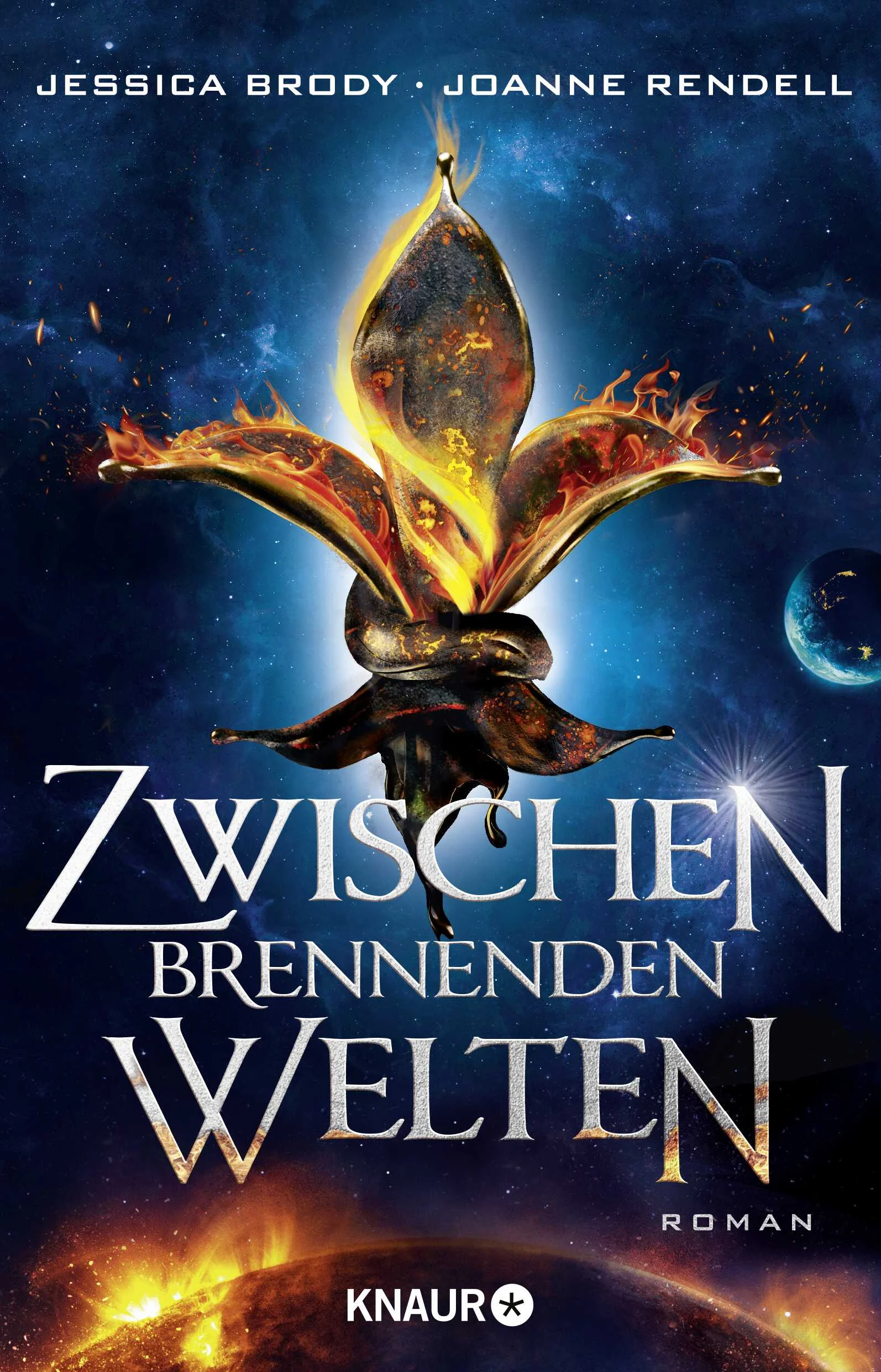 Ist es zu spät für eine friedliche Rebellion auf Laterre?Teil 2 der mitreißenden Science Fiction um drei junge Menschen, die das Schicksal in den Wirren der Revolution zusammenführtMit Feuer und Blut ergreift eine neue Macht Partei in der Rebellion auf Laterre: Die militante Gruppe »Die rote Narbe« scheint vor keiner Gewalttat zurückzuschrecken, um die Regierung zu stürzen.Für die Freunde Marcellus, Chatine und Alouette steht fest, dass sie ihre charismatische Anführerin vom Gefängnismond Bastille befreien müssen, wenn die friedliche Revolution noch eine Chance haben soll. Doch Chatine hat noch einen ganz anderen Grund, sich freiwillig für den gefährlichsten Teil der Mission zu melden.Zur selben Zeit ist Marcellusʼ machthungriger Großvater auf der Suche nach einer neuartigen Waffe, die der Regierung einen ungeahnten Vorteil verschaffen könnte.Während die Situation auf Laterre sich immer weiter zuspitzt, steht für einen der Freunde schließlich noch sehr viel mehr auf dem Spiel als das Schicksal eines ganzen Planeten …»Zwischen brennenden Welten« ist die Fortsetzung des Science-Fiction-Romans »Die Rebellion von Laterre« und der 2. Teil der SF-Reihe »Die Rebellion der Sterne« der amerikanischen Autorinnen Jessica Brody und Joanne Rendell.