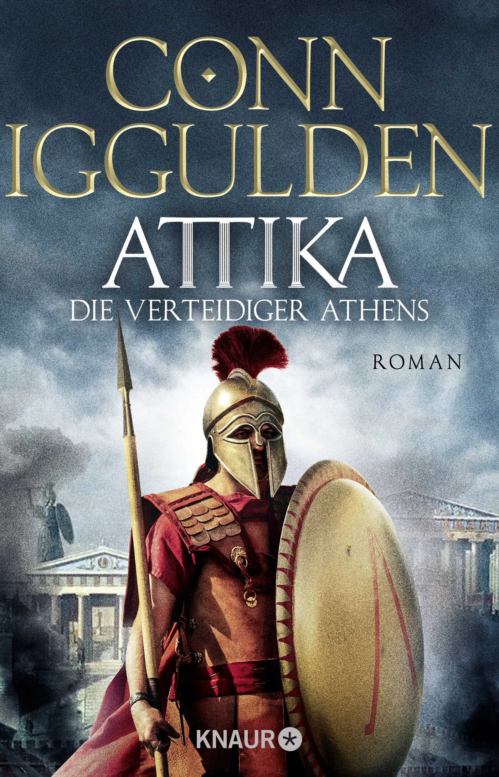 Aus der tiefsten Verzweiflung werden die größten Helden geboren:»Attika. Die Verteidiger Athens« ist der 2. historische Abenteuerroman von Conn Iggulden um denFreiheitskampf des antiken Athen gegen die Perser.Nur um Haaresbreite ist Athen 480 vor Christus einer Katastrophe entgangen – dank der todesmutigenKrieger aus Sparta, die den Pass bei den Thermophylen lange genug gehalten hatten, um die Stadt zuevakuieren.Doch die persische Übermacht unter dem Großkönig Xerxes I. ist nach wie vor entschlossen, Griechenlandendgültig in die Knie zu zwingen. Und der griechische Feldherr Themistokles wird zwar vom Volk verehrt –der Adel begegnet ihm jedoch immer wieder mit Misstrauen und Ablehnung. Mit nur 300 griechischenSchiffen stellt Themistokles sich schließlich in der Meerenge von Salamis den 1.200 Kriegsschiffen derPerser entgegen …Episch, actionreich und tragisch zugleich lässt der große Erzähler Conn Iggulden in seiner Attika-Reihe dasantike Griechenland lebendig werden.Der 1. historische Abenteuerroman der Reihe – »Attika. Die Schlacht von Marathon« –, erzählt, wie dergriechische Feldherr Xanthippus und seine Männer bei Marathon auf ein übermächtiges persisches Heertreffen.»Conn Iggulden ist ein großartiger Erzähler.« USA Today