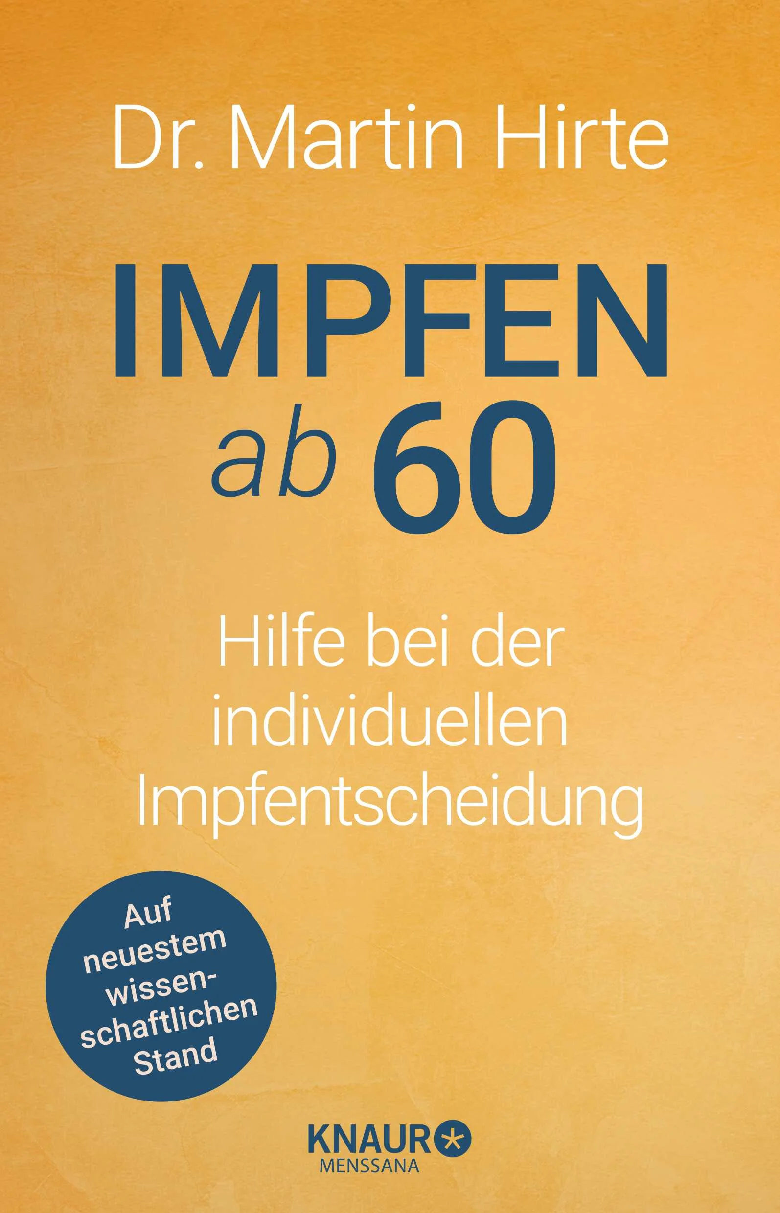 Impfnavigator für Senior*innen – vom renommierten Impfexperten Dr. Martin hirteDa das Immunsystems mit dem Älterwerden schwächer wird, empfehlen Expert*innen zusätzliche Impfungen für Menschen ab 60. Doch welche Impfungen sind wirklich sinnvoll, welche können ruhigen Gewissens ausgelassen werden? Was sind die Risiken und Nebenwirkungen? Impfentscheidungen sind letztlich individuell, und Krankheitsrisiken abhängig vom Lebensstil und eventuellen Grunderkrankungen.Mit Pro & Contra zur individuellen ImpfentscheidungDer Impfexperte Dr. Martin Hirte gibt einen Einblick in das Immunsystem von älteren Menschen, beleuchtet die Hintergründe von Impfempfehlungen und wägt Nutzen und Risiken der empfohlenen Impfungen ab: Keuchhusten, Gürtelrose, Pneumokokken, Grippe, Corona etc. Für wen sind sie sinnvoll, welche Nebenwirkungen sind möglich und wann kann auf eine Impfung verzichtet werden.Das Standardwerk mit allen Infos zu Impfungen für die Generation 60 PlusDr. Martin Hirte bietet mit diesem aufschlussreichen Ratgeber eine fundierte und praktische Orientierungshilfe. Unter Einbeziehung der neuesten Forschungsergebnisse setzt er sich mit der Notwendigkeit und den Risiken von Impfungen auseinander.Anhand des umfassenden Überblicks über alle Impfmöglichkeiten kann man schnell und pragmatisch entscheiden, welche Impfung man für sich selbst als sinnvoll erachtet.