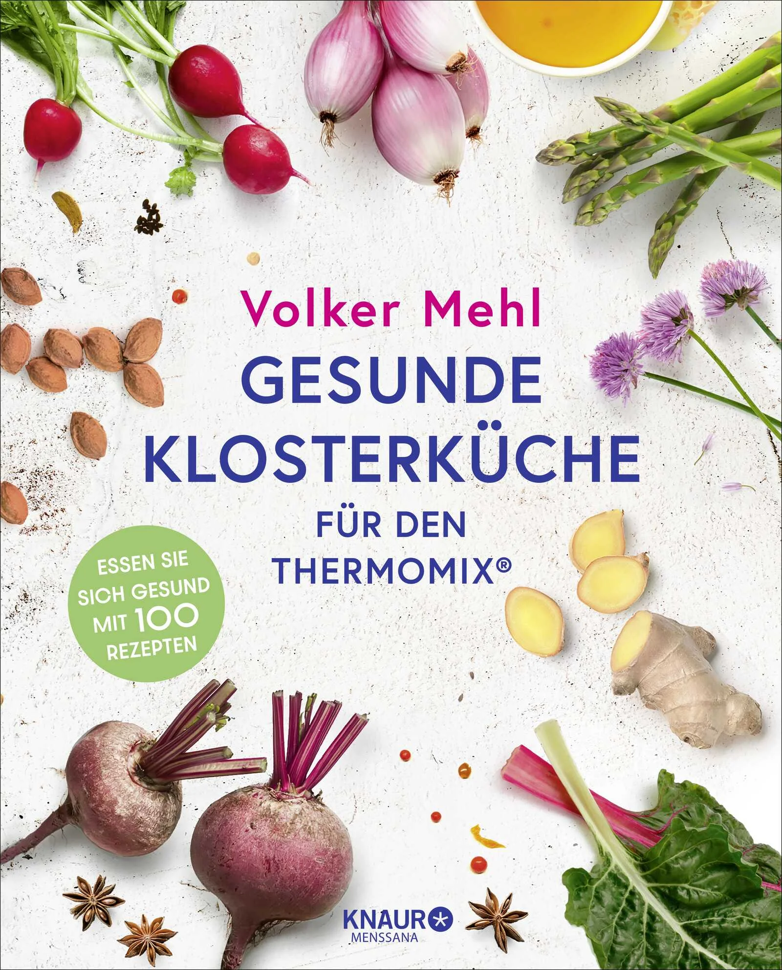 Die Klosterküche im 21. Jahrhundert: Kochen Sie gesunde und leckere Gerichte mit dem Thermomix!Klosterküche und Thermomix – passt das überhaupt zusammen? Ja, sagt der erfahrene Koch, Ernährungsberater und Bestsellerautor Volker Mehl. Der heutige Thermomix ist der Grundidee aus der traditionellen Klosterküche gar nicht mal so fern: Im Mittelalter hat man ganz überwiegend mit nur einem Kessel über dem Holzfeuer gekocht.Traditionelle Heilkunde trifft auf moderne TechnikIn diesem Ernährungsratgeber enthüllt der Autor die verborgenen Schätze der traditionellen Klosterküche, neu interpretiert für unsere moderne Lebensweise. Mit dem Thermomix meistern Sie die zeitlosen Rezepte mit Leichtigkeit. Mit 100 maßgeschneiderten, heilenden Rezepten öffnet Volker Mehl die Tür zu einer Welt voller köstlicher, nährender Gerichte. Von den „vier vergessenen Schätzen“ – Pflaumen, Sauerkraut, Hirse und Dinkel – bis hin zu einer Vielzahl an herzhaften und süßen Kreationen: Für jeden Geschmack ist das Richtige dabei.In diesem Ernährungsratgeber finden Sie:Spannendes Hintergrundwissen zur Klostermedizin: Von Hildegard von Bingen bis zu Walahfrid Strabo100 leckere und leicht nachzukochende Rezepte mit gesundem GrünkraftfaktorAnleitungen zu heilenden Routinen wie Meditationen, Klängen und Bewegungen