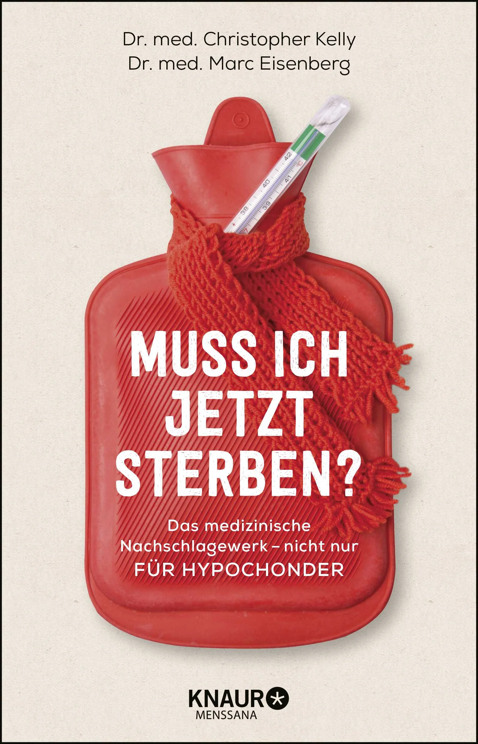 Das Nachschlagewerk für den Hypochonder in jedem von uns: Selbst-Diagnose der gängigsten Krankheits-Symptome von A-Z.Obwohl sie tagtäglich Patienten mit den unterschiedlichsten gesundheitlichen Beschwerden und Symptomen behandeln, hören Dr. med. Christopher Kelly und Dr. med. Marc Eisenberg doch immer wieder die eine Frage: Muss ich jetzt sterben? Dr. Kelly und Dr. Eisenberg, renommierte Kardiologen und Gesundheitsexperten, geben zusammen mit einem neunköpfigen Expertenteam spezialisierter Ärzte kompetente medizinische Hilfestellungen. Niemand möchte Symptome ignorieren, die der eigenen Gesundheit ernsthaft schaden könnten.Zahlreiche äußerliche und innerliche Beschwerden und Schmerzen der folgenden Körperteile werden Schritt für Schritt erläutert:• Kopf und Nacken• Brust und Rücken• Bauch und Magen• Weibliche Geschlechtsorgane• Männliche Geschlechtsorgane• Blase und Verdauungsorgane• Arme und Beine• Haut und HaarPraktische und sofort umsetzbare Ratschläge helfen dabei, die richtige Entscheidung zu treffen: Sollte ich bei meinen Symptomen also alles stehen und liegen lassen und sofort in die Notaufnahme rennen, lieber einen Termin mit dem Hausarzt vereinbaren oder doch ganz einfach die Ruhe bewahren? Das Nachschlagewerk zur Einordnung und Diagnose aller gängiger Krankheitssymptome bietet gebündeltes Expertenwissen in humorvoller, einfach verständlicher Weise.Ideal zum Verschenken.