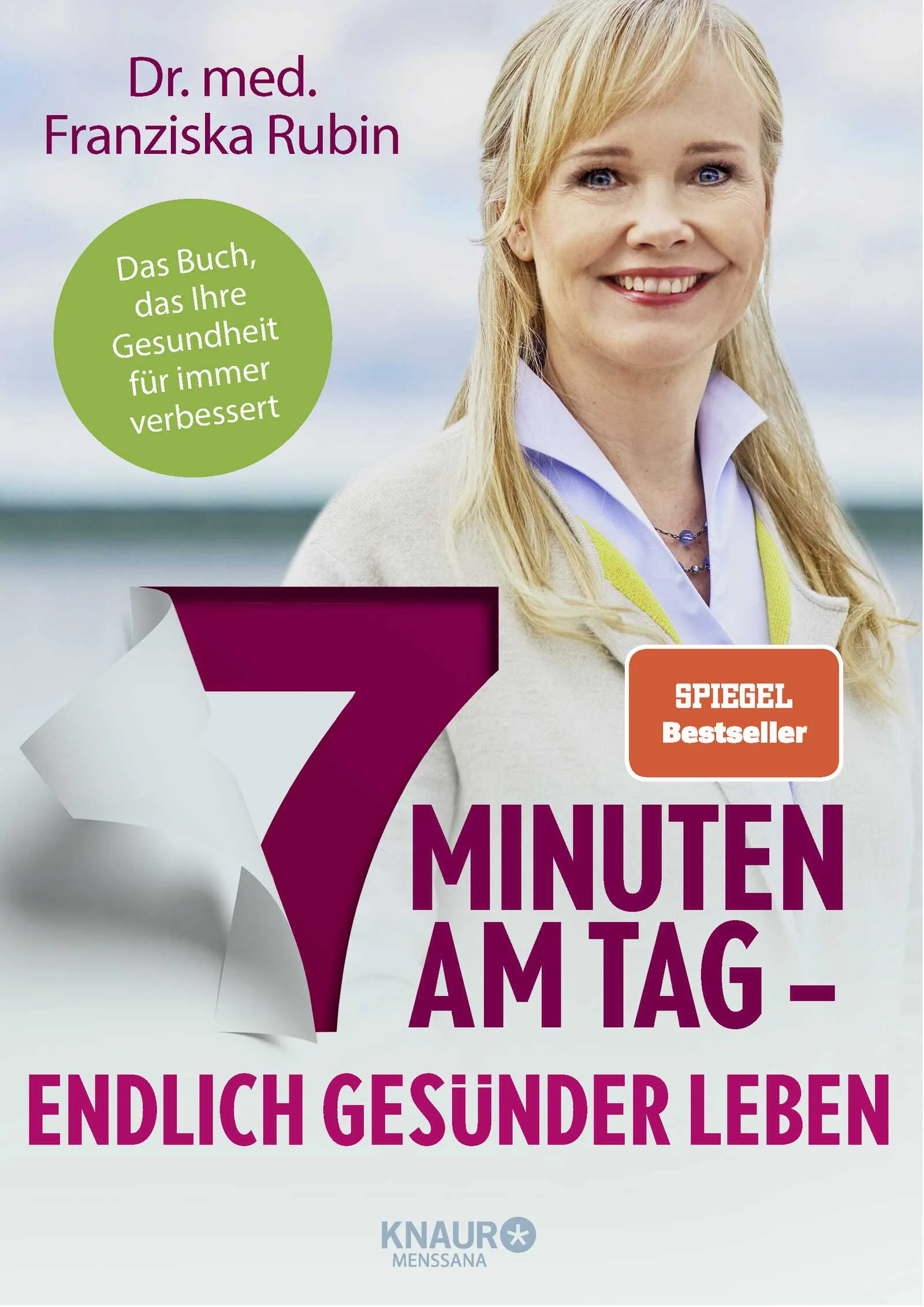 Entdecken Sie das Geheimnis für ein gesünderes Leben in nur 7 Minuten am Tag!Die renommierte Ärztin Dr. Franziska Rubin enthüllt in ihrem wegweisenden Praxisbuch 7 Minuten am Tag, wie es jedem gelingen kann, mit minimalem Zeitaufwand ein deutlich gesünderes und besseres Leben zu führen. Zunächst geht es darum, Verhaltensweisen zu erkennen, die uns davon abhalten, gesund zu leben oder zu werden. Anschließend bietet die erfahrene TV-Ärztin praktische Hilfestellungen, wie wir erwünschte Änderungen möglichst zügig und unaufwendig umsetzen und gesunde Gewohnheiten nachhaltig verankern können.Ihre wertvollen Tipps stammen aus den Bereichen Prävention, Mind-Body-Medizin, soziales Miteinander, Self-Care, Ernährung, Bewegung sowie Entspannung und Stressmanagement. Mit vielen leckeren Rezepten, leicht verständlichen Anleitungen, effektiven Übungen und inspirierenden Anregungen ebnet dieses Buch den Weg zu einer rundum gesünderen Lebensweise - ganz ohne Medikamente oder aufwendige Behandlungen. Profitieren Sie von dem geballten Gesundheitswissen der Bestseller-Autorin und starten Sie noch heute Ihre persönliche Reise zu mehr Wohlbefinden und Vitalität!