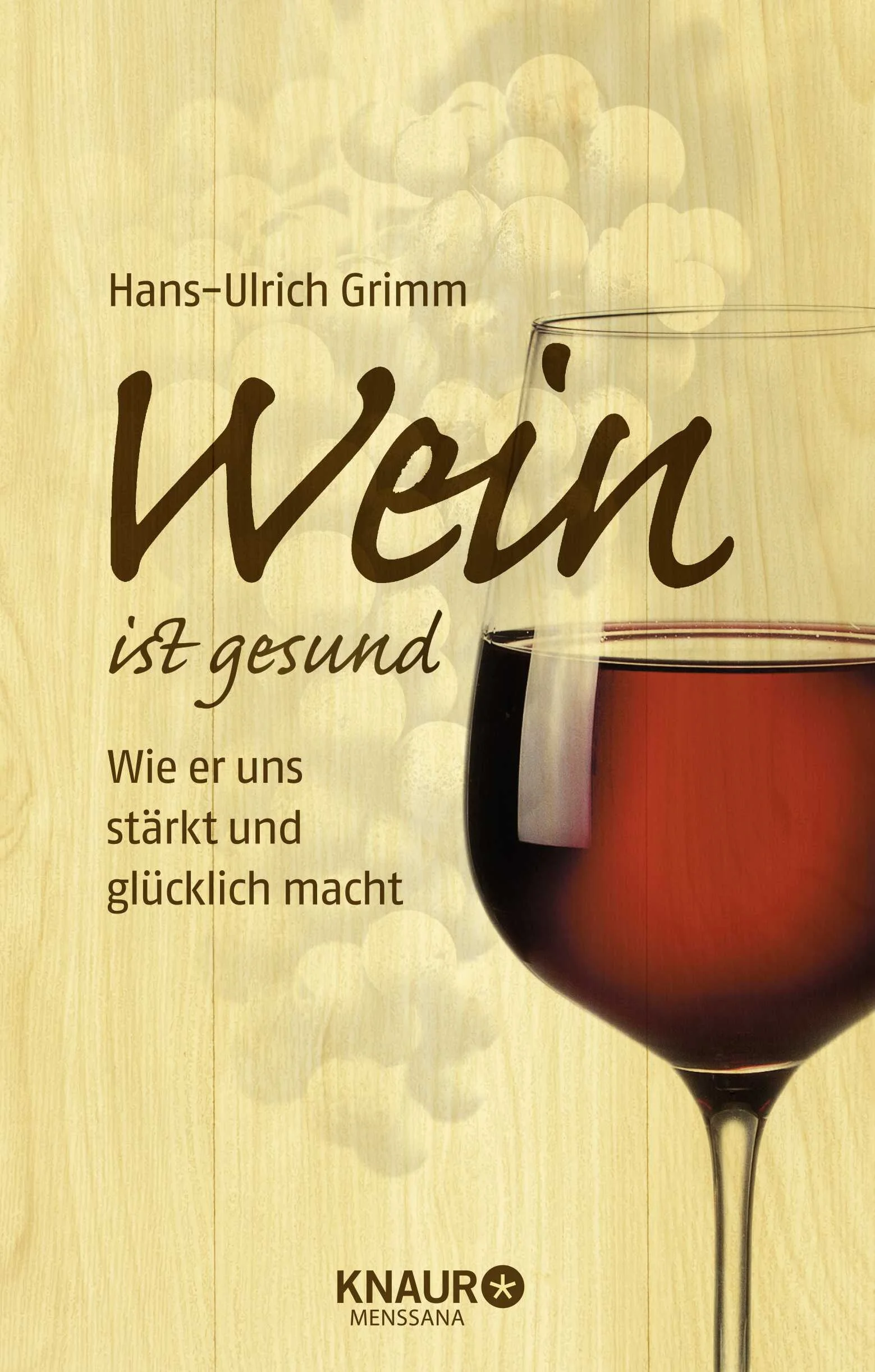 Der bekannte Wissenschaftsjournalist Hans-Ulrich Grimm zeigt, wie Wein die Gesundheit fördert. Die wissenschaftlichen Beweise sind überwältigend. Wein hilft nicht nur gegen Viren und Bakterien, sondern auch gegen die großen Zivilisationskrankheiten: angefangen von Alzheimer über Herzleiden und Krebs bis hin zu Diabetes und positiven Anti-Aging-Effekten. Wein war über Tausende von Jahren das wichtigste Medikament, oft sogar das einzige. Womöglich spielt er sogar eine tragende Rolle bei der Entwicklung der menschlichen Zivilisation. In einer spannenden Spurensuche vereint der Bestsellerautor alle bekannten Fakten zu einem genussreichen Lesevergnügen.