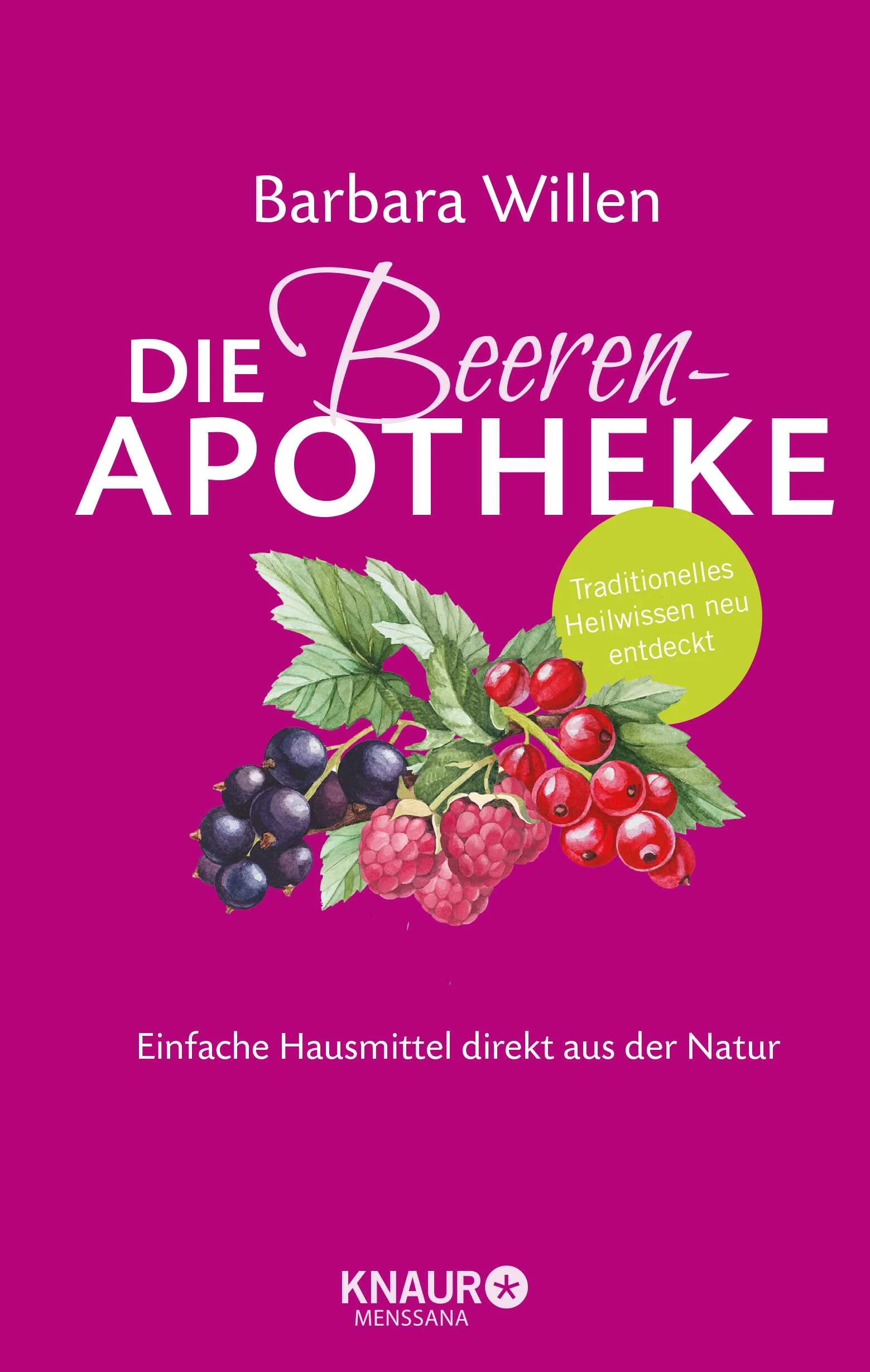 Beeren sind echte Naturmedizin! Sie enthalten nicht nur viele Vitamine, sondern stecken auch voller Anthocyane, die entgiften, Entzündungen hemmen und den Blutdruck regulieren. Die Expertin Barbara Willen klärt in diesem Ratgeber über die natürliche Heilkraft von Beeren auf und bietet zahlreiche Anwendungsmöglichkeiten der kleinen Power-Früchte. Sie stellt zehn aromatische Beerenarten vor und erklärt Schritt für Schritt, wie wir sie nicht nur genießen, sondern auch als Heilmittel nutzen können. Ob frisch oder getrocknet, ob pur oder als Tee, Saft, Sirup, Mus und Tinktur: Beeren sind wahre Allround-Talente für Körper und Seele.Mit Rezepturen zu: Brombeeren, Erdbeeren, Himbeeren, Holunderbeeren, Stachelbeeren, Johannisbeeren, Sanddornbeeren, Preiselbeeren, Blaubeeren, Moltebeeren