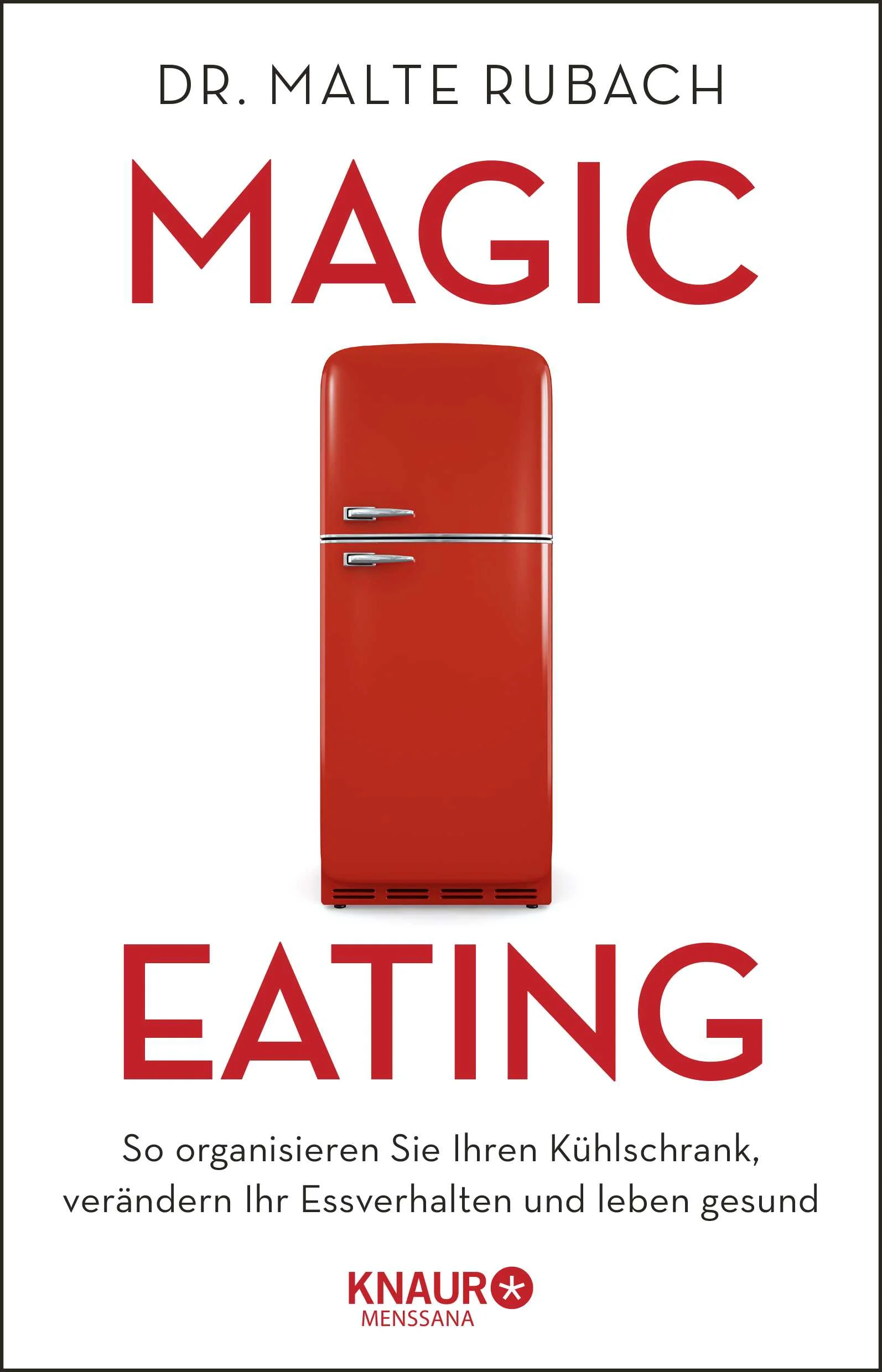 Der Ernährungswissenschaftler Dr. Malte Rubach zeigt, wie Ordnung im Kühlschrank zu einem gesunden und nachhaltigen Essverhalten führt.Mit dem „Magic-Eating“-Konzept wird in diesem Gesundheits-Ratgeber jeder Bereich des Kühlschranks und der Speisekammer genau unter die Lupe genommen. In sechs Schritten geht der Ernährungswissenschaftler darauf ein, wo genau und wie Nahrungsmittel aufbewahrt werden sollen, sodass ihre Nährstoffe bestmöglich erhalten bleiben und optimal zur Gesundheit beitragen. Jedes Lebensmittel kommt auf den Prüfstand und an den richtigen Platz und wird im Zusammenhang einer gesunden und nachhaltigen Ernährung erläutert. Wissenschaftliche Grundlage ist die Planeten-Ernährung, die Mensch und Erde gesund hält und dazu führt, dass weniger Lebensmittel verschwendet werden. Wer sich die Zeit nimmt, mit den spielerischen Anleitungen dieses Ratgebers eine gründliche Inventur der eigenen Nahrungszentrale zu machen, wird seine persönliche Ernährungswende erleben. Mit einem Kühlschrank-Spiel, Kühlschrank-Detox, Zero-Waste-Tipps und allem, was man zur Planeten-Ernährung wissen muss.