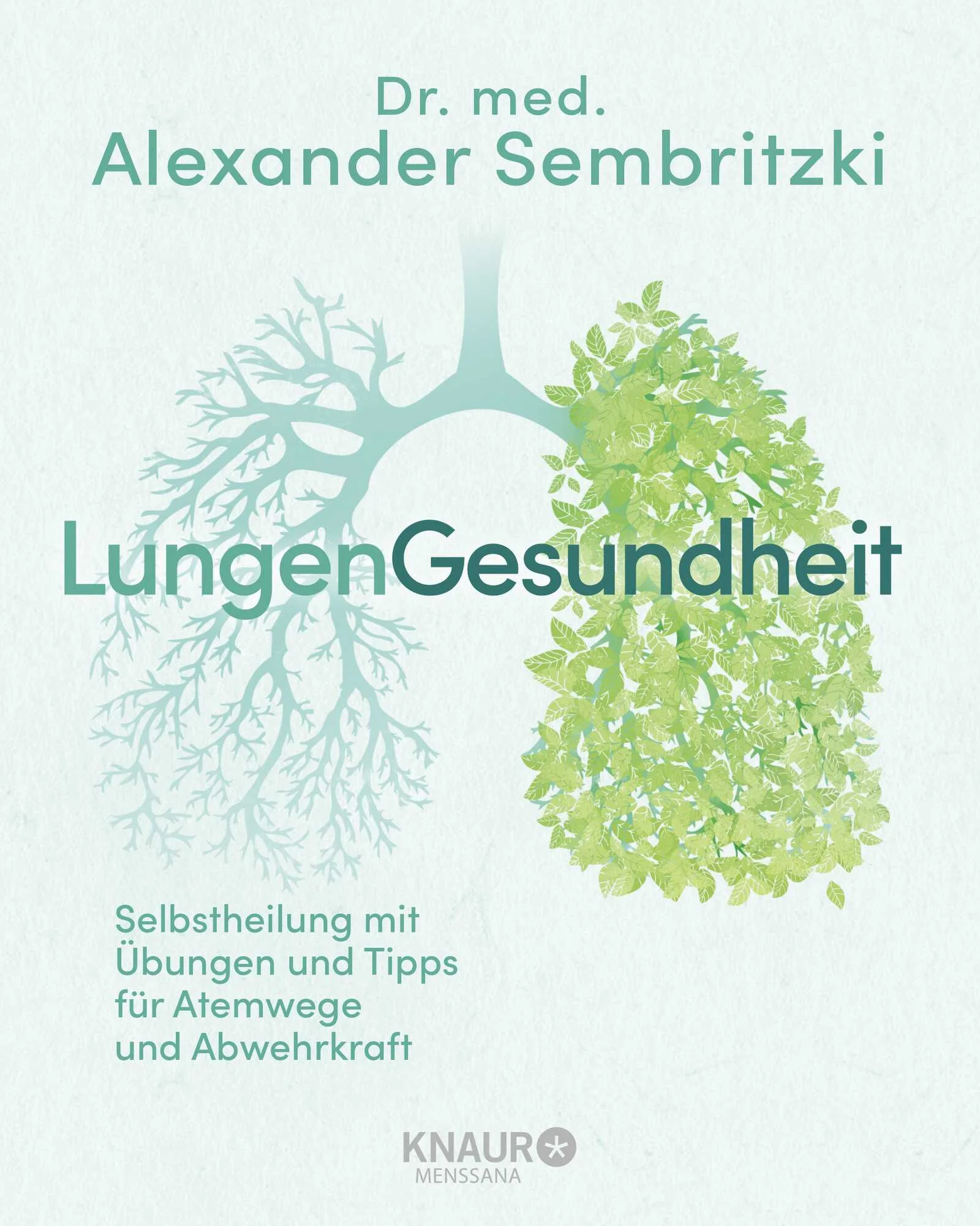 Praktischer Gesundheitsratgeber für eine gesunde Lunge und starke AbwehrkräfteDr. med. Alexander Sembritzki ist Facharzt für Allgemeinmedizin mit Spezialisierung auf Akupunktur und ostasiatische Medizin sowie Lehrer für Tai Chi und Qigong. In diesem Gesundheitsratgeber erklärt er die Bedeutung der Lunge und des Atems aus westlicher und östlicher Perspektive.Er zeigt eine Fülle von Körperübungen aus Atemtherapie und Qigong zur Stärkung des gesamten Körpersystems. Diese stärken Körper und Geist auf energetischer Ebene und sorgen für eine gesunde Immunabwehr. Sein ganzheitliches Konzept bietet:Hilfe bei bestehenden LungenproblemenVorbeugung von Atemwegsinfekten und -erkrankungenEnergieaufbau, Abwehrstärkung und KörperbewusstseinEntspannung und Stressreduktion durch tiefere AtmungAußerdem werden mögliche psychosomatische Zusammenhänge bei Lungen- und Atem-Beschwerden aufgezeigt. Beispielsweise steht in der ostasiatischen Medizin das Gefühl der Trauer mit Lunge und Atmung in besonderer Verbindung. Hier findet sich ein wesentlicher Schlüssel, Loslassen zu lernen, sein Leben zu entschleunigen und Stress abzubauen.Ergänzende Ernährungstipps und Heilmittel aus westlicher wie östlicher Medizin helfen dabei, die Lunge gesund zu erhalten.60 Fotos und klare Step-by-Step-Anleitungen machen das Üben zu Hause einfach.