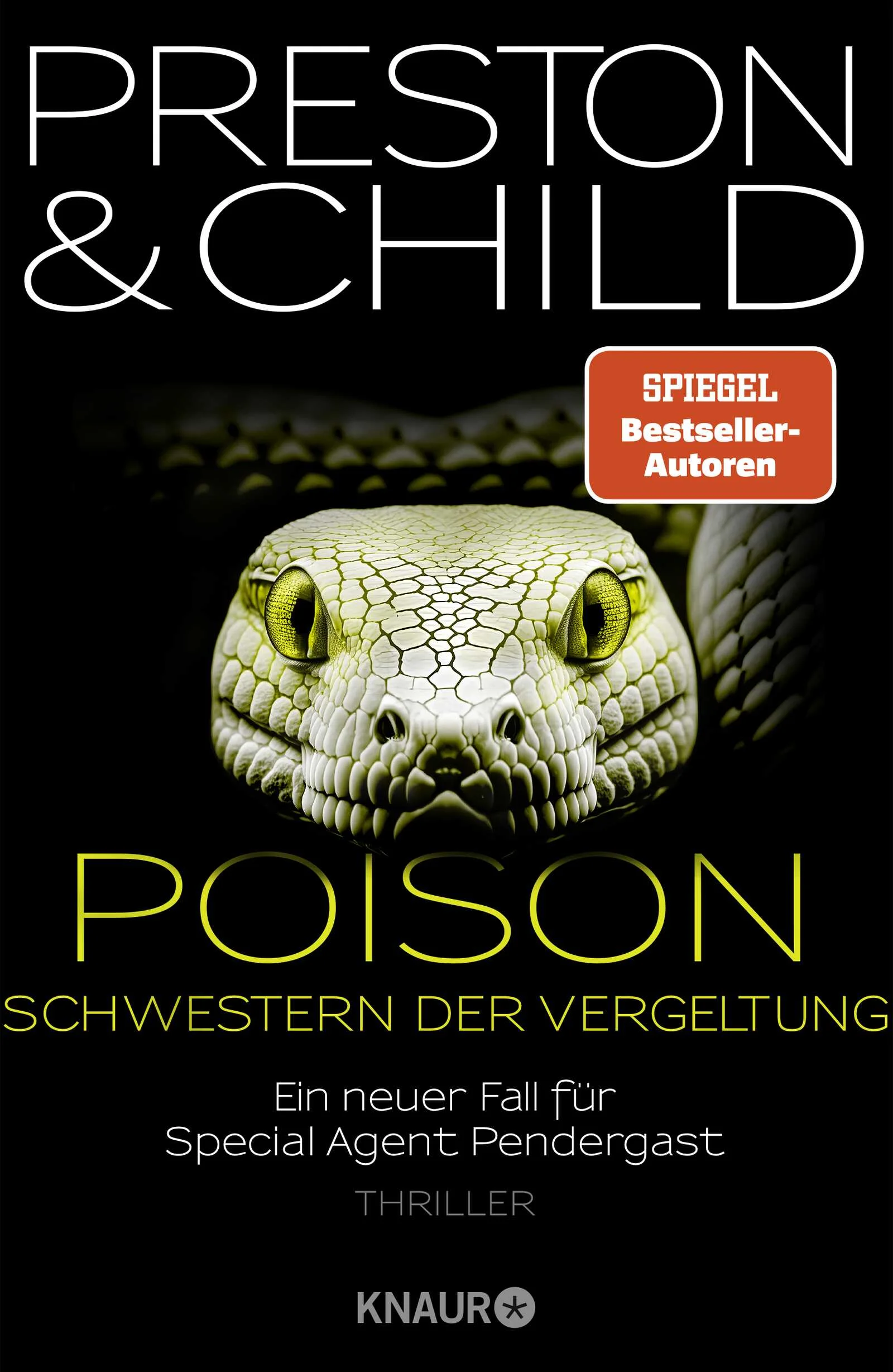 Pageturner-Garantie: der 22. Thriller mit dem Kult-Ermittler Aloysius Pendergast!Im fesselnden Abenteuer-Thriller »Poison – Schwestern der Vergeltung« lassen die Bestseller-Autoren Preston & Child ihre Helden auf ein explosives Finale mit dem wahnsinnigen Serienkiller Enoch Leng zusteuern.Ein verzweifelter Deal wird gebrochenConstance Greene stellt sich Enoch Leng, Manhattans gefährlichstem Serienmörder, und will dadurch das Leben ihrer Schwester erkaufen – doch sie wird verraten und mit leeren Händen abgewiesen.Eine raffinierte Falle wird gestelltLeng weiß nicht, dass Constance Hilfe von Diogenes Pendergast erhält. Als Kleriker getarnt versteckt sich der Bruder von Aloysius Pendergast in New Yorks berüchtigtem Slum Five-Points. Von dort aus manipuliert er die Ereignisse, beobachtet jeden Zug von Leng und wartet auf seine Chance zuzuschlagen.Ein rachsüchtiger Engel lässt sich nicht abschreckenWährend Aloysius Pendergast alles dransetzt, die labile Constance vor ihrem selbstmörderischen Rachefeldzug zu bewahren, will sie um jeden Preis ihre geliebte Schwester retten und Leng brutal ermorden. Doch Leng ist ihr stets einen Schritt voraus und hat eine Überraschung für sie alle …Action-Thriller mit einem hoch spannenden Mix aus Mystery, Drama und historischen ElementenDie amerikanischen Thriller-Stars Douglas Preston und Lincoln Child bieten auch im 22. Fall für FBI-Special-Agent Pendergast wieder alles auf, was Millionen Fans weltweit lieben: gefährliche Rätsel, persönliche Verstrickungen und atemlose Action.Die Thriller-Reihe mit den mysteriösen Fälle von Agent Pendergast ist in folgender Reihenfolge erschienen:Relic – Museum der AngstAttic – Gefahr aus der TiefeFormula – Tunnel des GrauensRitual – Höhle des SchreckensBurn Case – Geruch des TeufelsDark Secret – Mörderische JagdManiac – Fluch der VergangenheitDarkness – Wettlauf mit der ZeitCult – Spiel der TotenFever – Schatten der VergangenheitRevenge – Eiskalte TäuschungFear – Grab des SchreckensAttack – Unsichtbarer FeindLabyrinth – Elixier des TodesDemon – Sumpf der TotenObsidian – Kammer des BösenHeadhunt – Feldzug der RacheGrave – Verse der TotenOcean – Insel des GrauensBloodless – Grab des VerderbensDeath – Das Kabinett des Dr. LengPoison – Schwestern der Vergeltung