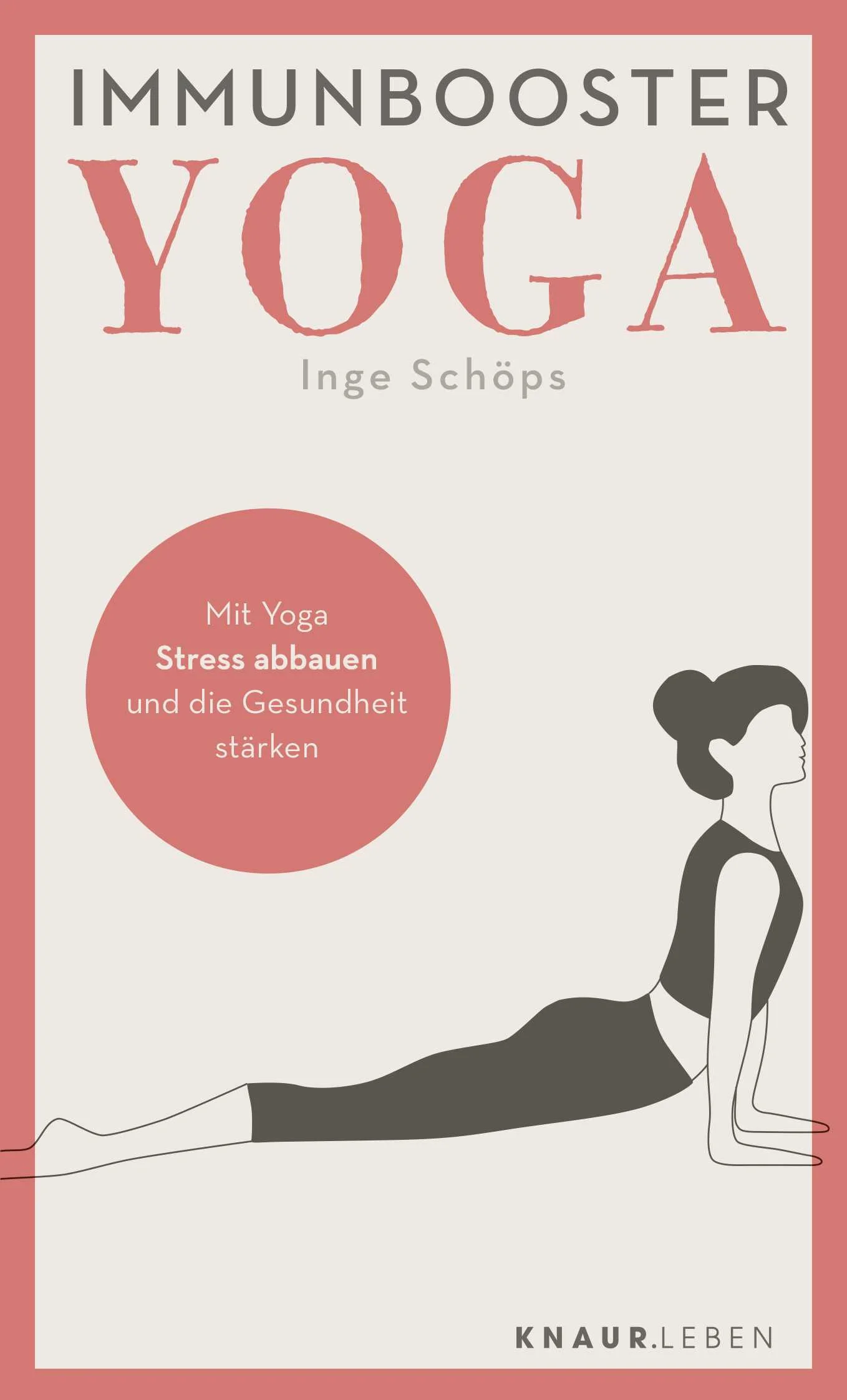 Yoga wirkt sich positiv auf das Immunsystem aus! Yogi*nis sind zum Beispiel nachweislich seltener erkältet. Und wenn es sie doch mal erwischt, leiden sie weniger und sind schneller wieder fit. Warum ist das so? Die Yoga-Lehrerin und Bestsellerautorin Inge Schöps führt in diesem kompakten Immunbooster durch das Yoga und seine gesundheitliche Wirkung auf unsere Abwehrkräfte. Die Basis dafür liegt im Stressabbau. In unserem normalen Alltag ist Stress quasi Lebensform. Unser Körper aktiviert unter Stress alle Systeme, die für den „Fight-or-Flight“-Mechanismus zuständig sind. Um dafür die notwendigen Kräfte zu bündeln, fährt der Körper unter Stress das Verdauungssystem und das Immunsystem runter, da diese Systeme nicht vorrangig für den Kampf oder das schnelle Weglaufen gebraucht werden. Dauerstress schädigt daher das Immunsystem immens. Und hier kommt Yoga ins Spiel. Unser Immunsystem braucht und bekommt Ruhe dank Yoga. Um optimal zu funktionieren und leistungsstark zu sein, brauchen sowohl das Immunsystem als auch das Verdauungssystem (Sitz der meisten Immunzellen) Ruhe! Die Yoga-Praxis hilft dabei nachweislich, zu entspannen und zur Ruhe zu kommen, schafft damit optimale Voraussetzungen, das Immunsystem, das Lymphsystem, die immunstärkenden Drüsen und das Verdauungssystem zu stärken. Mit ausgewählten Asanas und Pranayamas zur Stärkung der inneren Abwehrkräfte und anhand eines praktischen Immun-Yoga-Programms zeigt die erfahrene Yoga-Lehrerin, wie wir die Gesundheit selbst in die Hand nehmen und unser Wohlbefinden gegen äußere Einflüsse mit Yoga schützen.