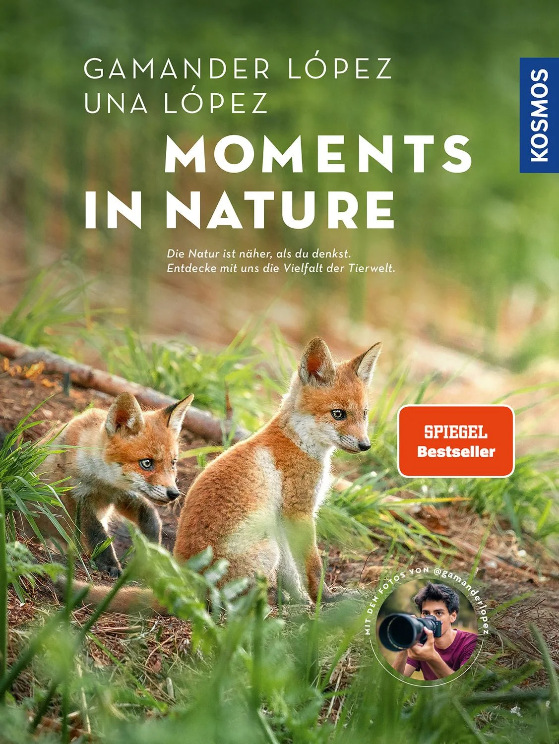 Der junge Naturfilmer Gamander López und seine Schwester Una López zeigen in diesem bildstarken Band und SPIEGEL Bestseller ihren Blick auf die Natur. In faszinierenden Naturaufnahmen und spannenden Erzählungen aus Feld und Wald machen sie zusammen deutlich: Das Besondere liegt direkt vor unseren Augen – wir müssen nur genau hingucken!