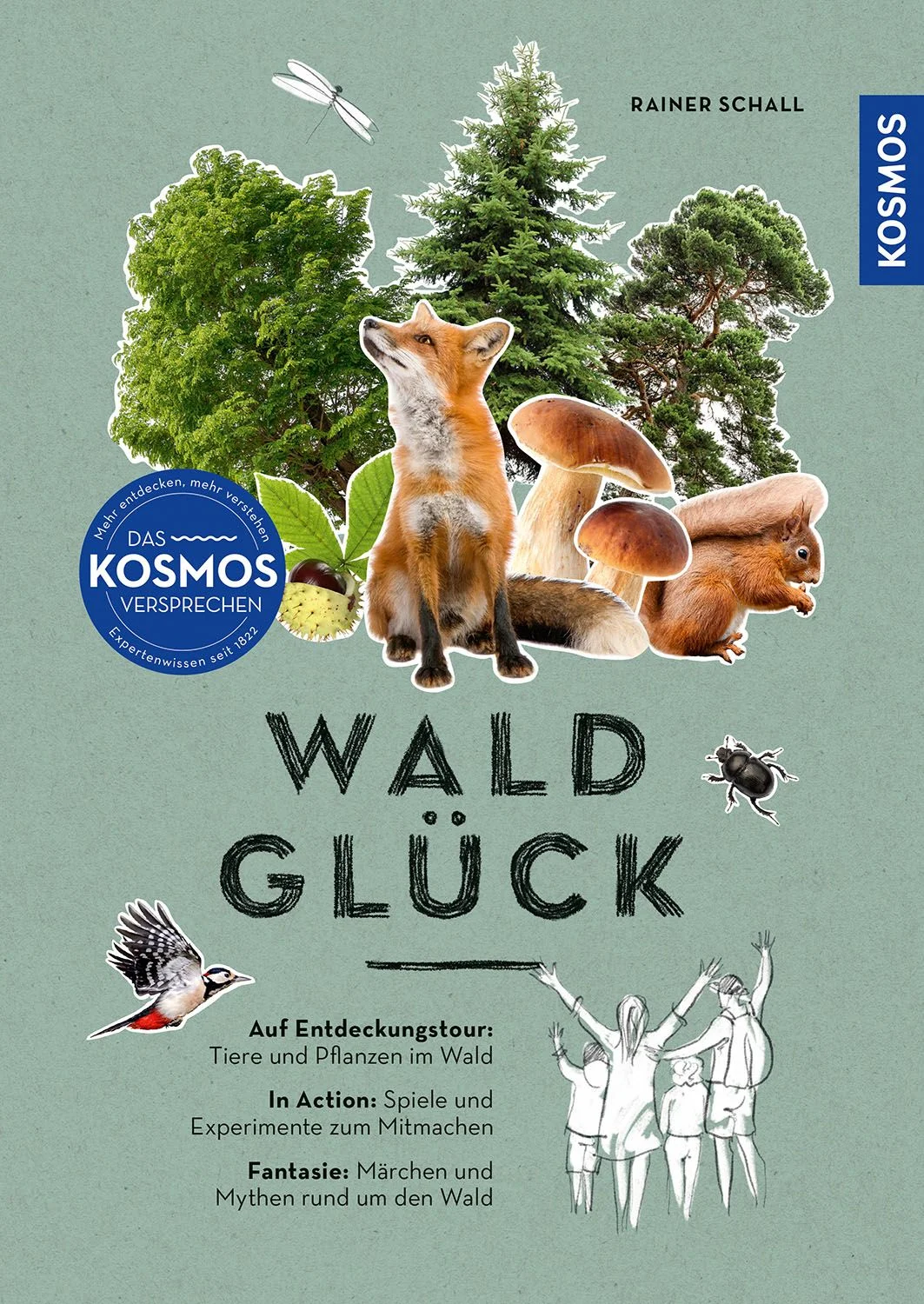 Wald – das ist Erholung, Naturerlebnis und Abenteuerspielplatz in einem. Wer all das und noch mehr mit der ganzen Familie erleben möchte, hält mit diesem Mitmach-Ratgeber den perfekten Begleiter in den Händen. Nach Jahreszeiten gegliedert hält er viele spannende Infos und kreative Outdoor-Ideen zum Sofort-Ausprobieren parat und macht Lust auf die Natur.