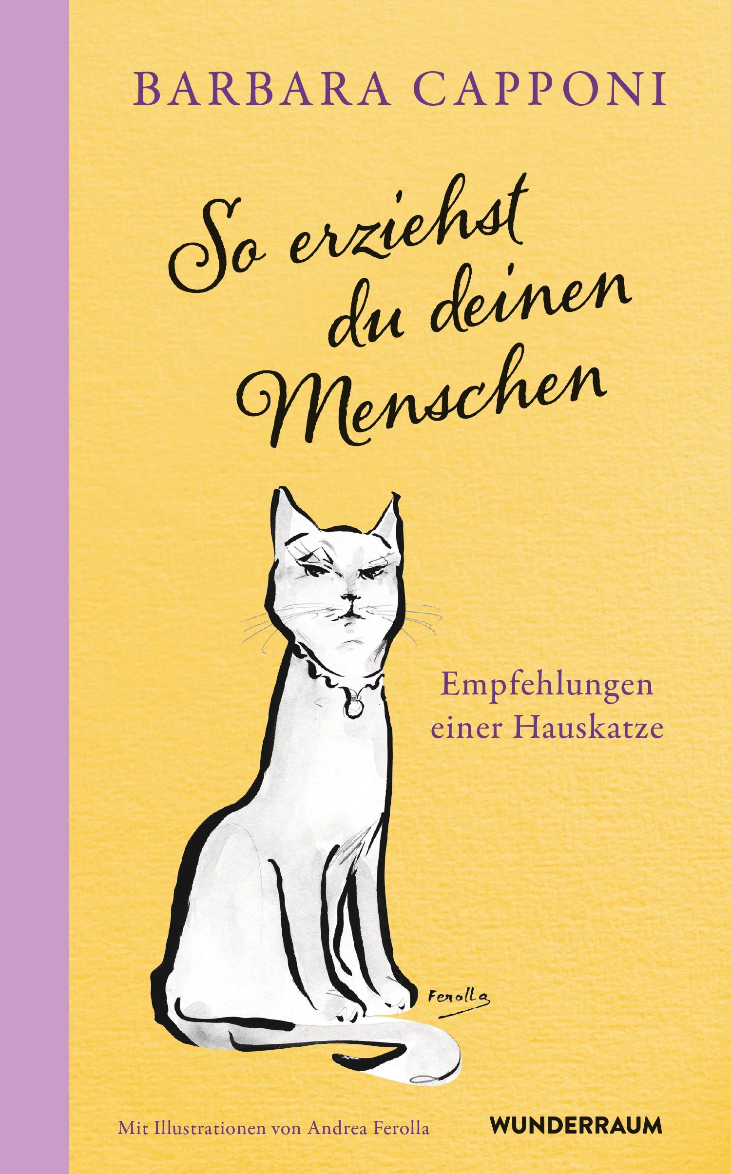 Was Ihre Katze schon immer wissen wollte - wertvolle Ratschläge für die Erziehung des Dosenöffners.Ein vergnüglicher Ratgeber, der Katzen zeigt, wie sie den richtigen Menschen finden und für ihre Bedürfnisse abrichten können.Wir Katzen sind die mit Abstand beliebtesten Haustiere, allein im letzten Jahr residierten wir in mehr als 17 Millionen deutschen Haushalten. Zeit für einen Ratgeber, in dem katze erfährt, wie sie den perfekten Menschen finden und ganz nach ihren Bedürfnissen abrichten kann. Von der Raffinesse, einen Menschen zu verführen, bis zur hohen Kunst der ultimativen Intensivierung der Beziehung durch kurzzeitige Unauffindbarkeit gibt es viel Wissenswertes für das perfekte Zusammenleben mit dem Dosenöffner. Denn ist der Mensch gut erzogen, kann er ein nützlicher Begleiter sein.Das perfekte Geschenkbuch für alle Katzenliebhaber*innen - zauberhaft illustriert.»Humorvoll und scharfsinnig, dazu gespickt mit köstlichen Anekdoten und wertvollen Ratschlägen. Ein entzückendes Buch!« Il Tempo