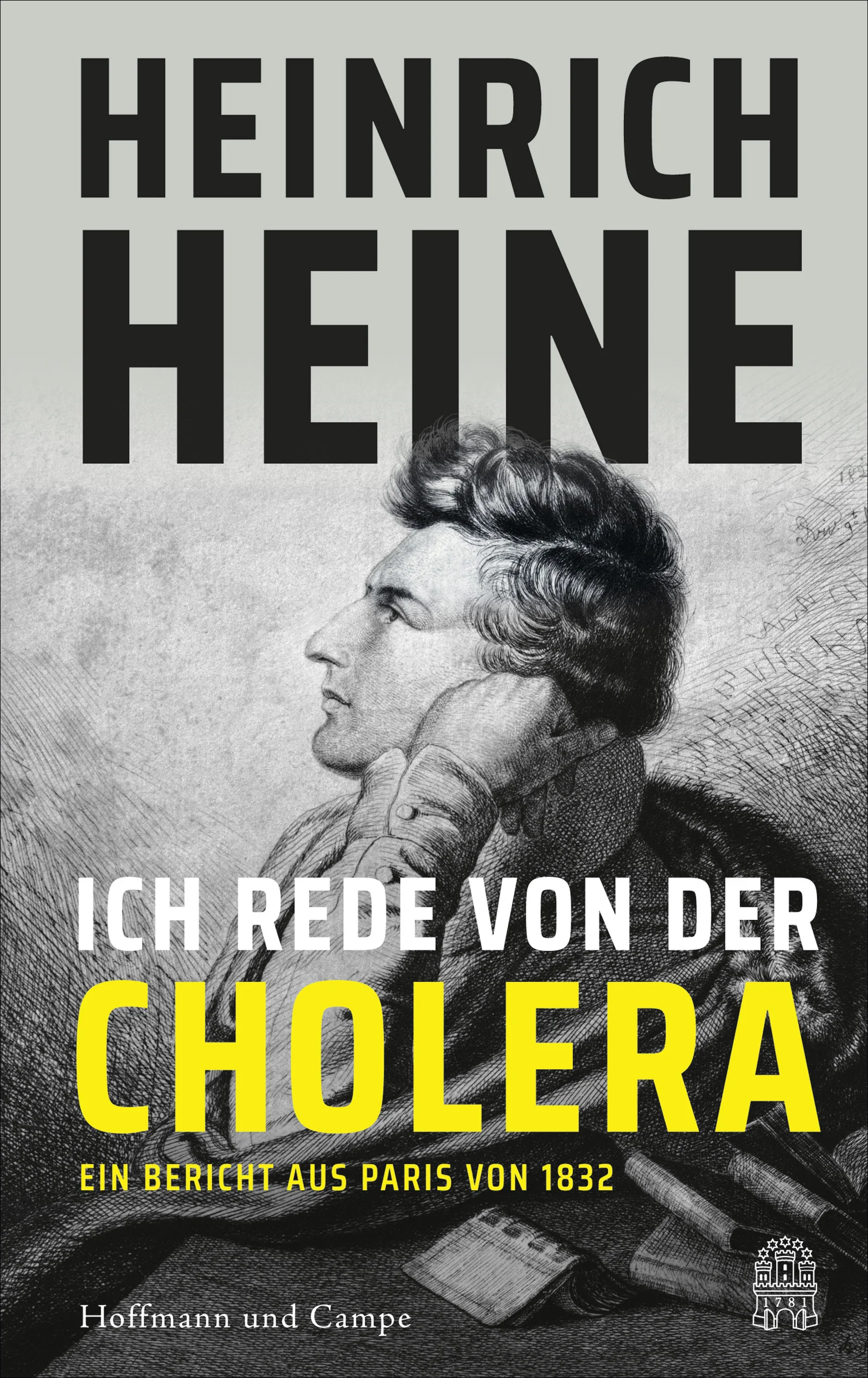 Heinrich Heines Reportage über die Cholera aus dem Jahr 1832 ist einer der eindrücklichsten Texte, die jemals über eine Pandemie geschrieben wurden.1831 ging Heinrich Heine nach Paris, von wo er als Journalist für die Augsburger »Allgemeine Zeitung« schrieb. Sein bei weitem erschütterndster Bericht erschien am 29. April 1832, als in der französischen Hauptstadt in den ersten Frühlingstagen die Cholera ausbrach. Heines Reportage ist ebenso schonungslos wie beklemmend aktuell: Die Krankheit war zuvor bereits in einer anderen Stadt, in London, ausgebrochen, und doch hatte man ihr in Frankreich sorglos entgegengesehen. Aber bald schon liegen Leichen in den Straßen, und es grassieren Gerüchte und Fake News. Heine erlebt, wie die Stadt schließlich wie ausgestorben scheint: »Mehrere Abende sah man auf den Boulevards wenige Menschen und diese eilten schnell aneinander vorüber, die Hand oder ein Tuch vor dem Munde.« Er nimmt zu Protokoll, wie die unsichtbare Bedrohung das Schlechteste in den Menschen hervorbringt, und erkennt vor dem Hintergrund der Epidemie schließlich auch die großen sozialen Fragen – nicht nur seiner Zeit.