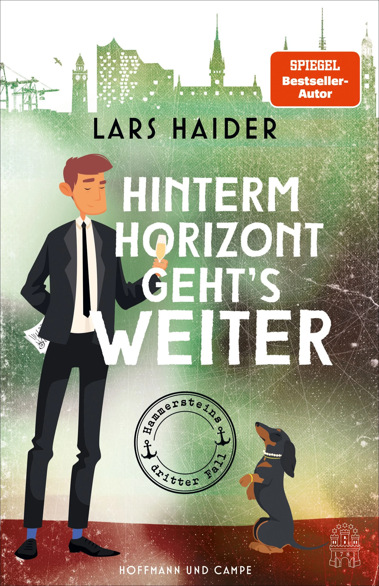 Endlich: Die geniale Krimireihe um den urlaubsreifen Reporter Lukas Hammerstein, seinen durchgeknallten Dackel und seinen besten Freund Udo Lindenberg (immer tiefenentspannt) geht weiter!Diese Nachricht trifft die Hamburg News wie ein Schlag: Der alte Chefredakteur tritt ab – und sein Nachfolger scheint geradezu versessen darauf, die ganze Redaktion umzukrempeln. So soll Lukas Hammerstein plötzlich über die Reichen, Schönen und Mächtigen der Stadt berichten. Tatsächlich gewähren einflussreiche Hamburger dem Reporter gern Zutritt zu ihren Gemächern – man zeigt, was man hat, lädt zur Abendgesellschaft mit Hausmusik und Kulinarik. Doch immer häufiger verunglücken Hammersteins Gastgeber tödlich – mal stürzt einer betrunken die Treppe hinab, mal rast einer gegen den Baum. Alles Zufall? Mit Dackeldame Finchen und Partner in Crime Udo Lindenberg an seiner Seite beweist Hammerstein wieder einmal den richtigen Riecher.Empfohlen von Klaus Peter-Wolf!Entdecken Sie weitere Fälle der Reihe um Lukas Hammerstein:Band 1: Einer muss den Job ja machenBand 2: Ich lieb' dich überhaupt nicht mehrBand 3: Hinterm Horizont geht's weiter